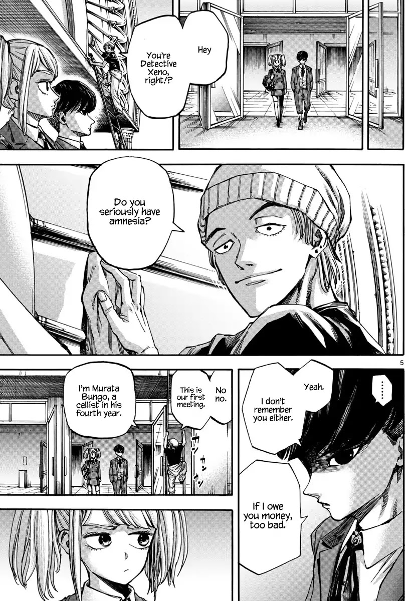 Detective Xeno and the Seven Locked Murder Rooms Chapter 8 page 5 - Chapter 8: The Muse Sings of Death