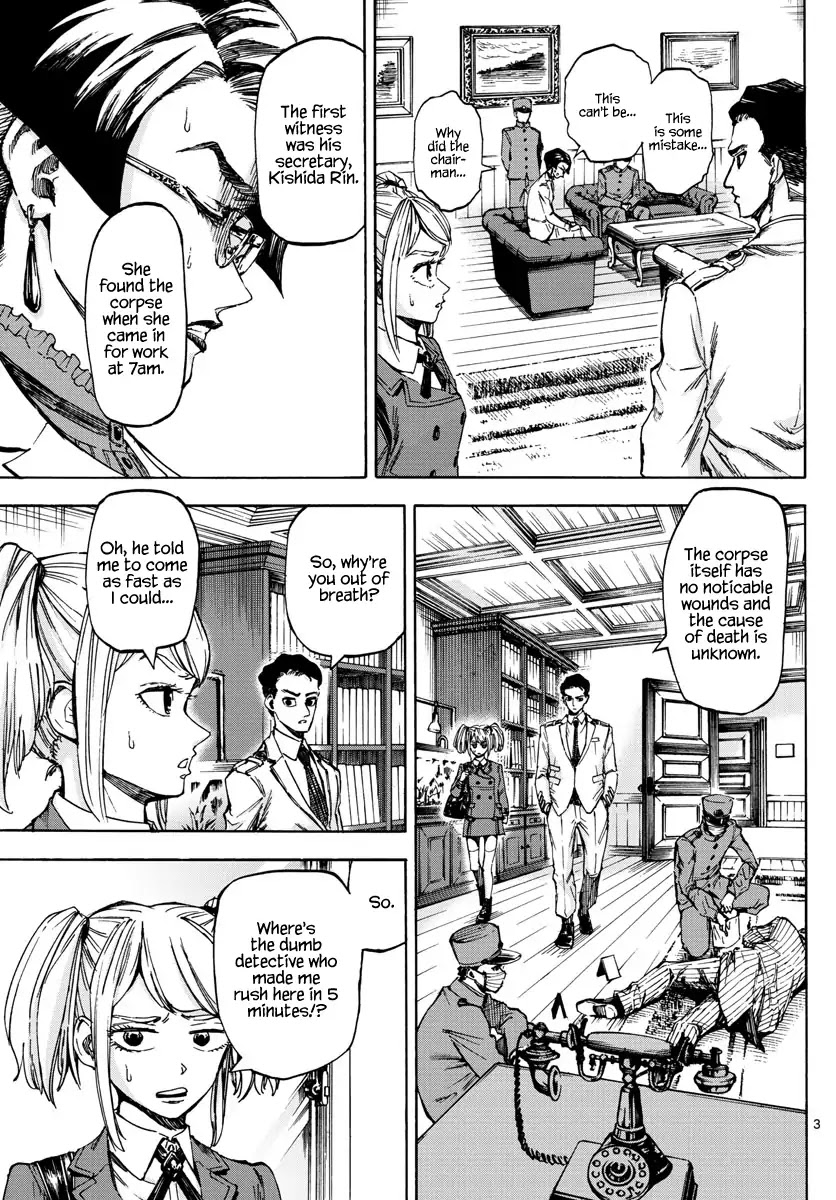 Detective Xeno and the Seven Locked Murder Rooms Chapter 9 page 3 - Chapter 9: The Muse Sings of Death 2