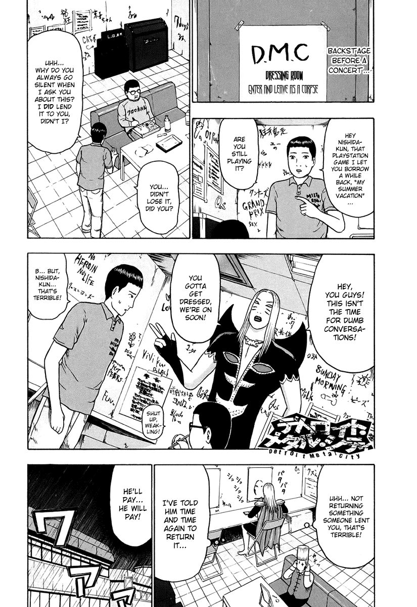 Detroit Metal City Chapter 28 page 2 - Chapter 28: Performance