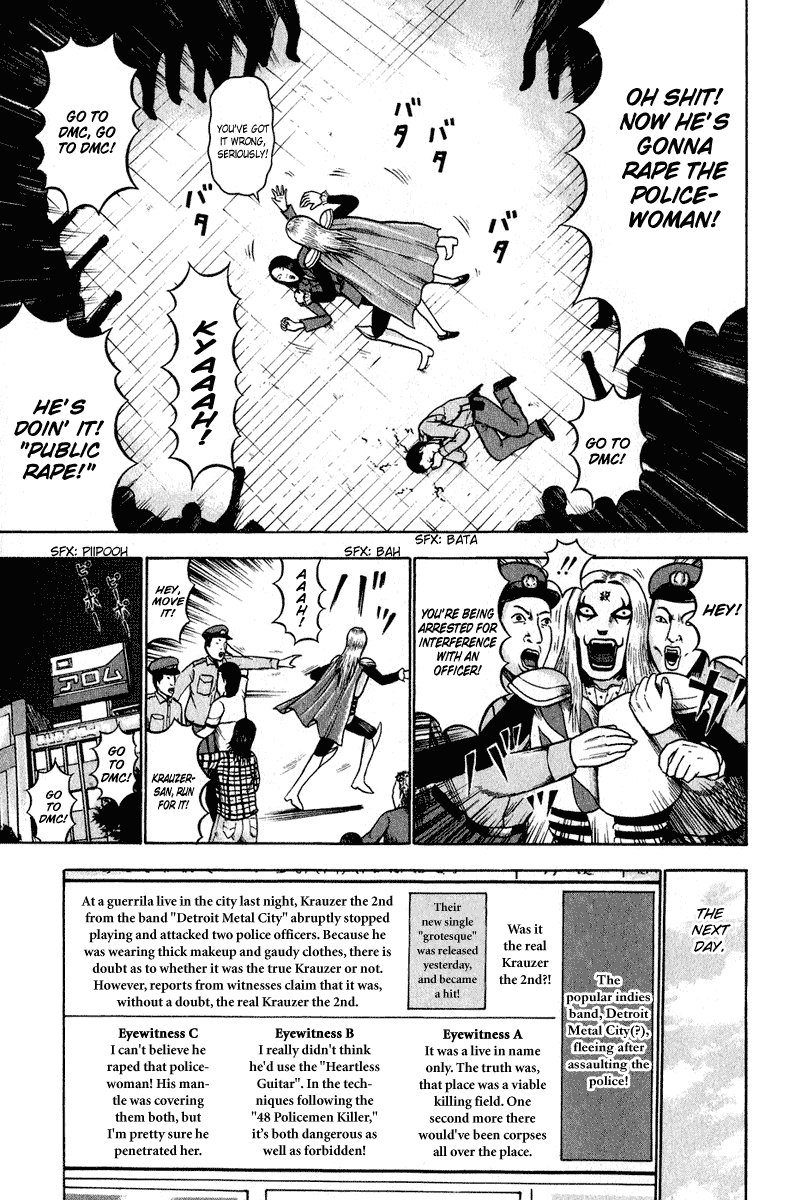 Detroit Metal City Chapter 4 page 15 - Chapter 4: Real Legend