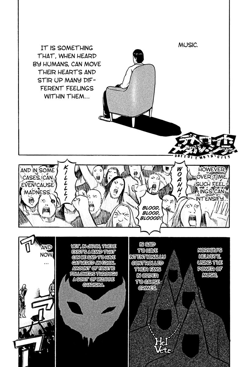 Detroit Metal City Chapter 40 page 1 - Chapter 40: Satanic Emperor 9