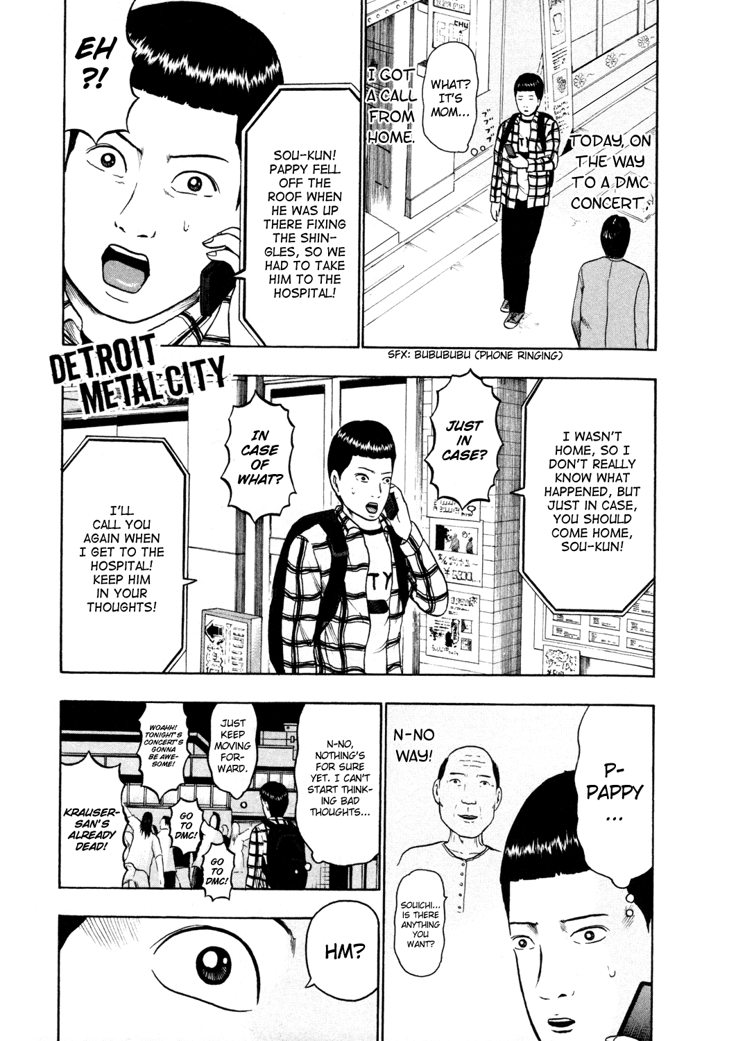 Detroit Metal City Chapter 47 page 6 - Chapter 47: Suicide