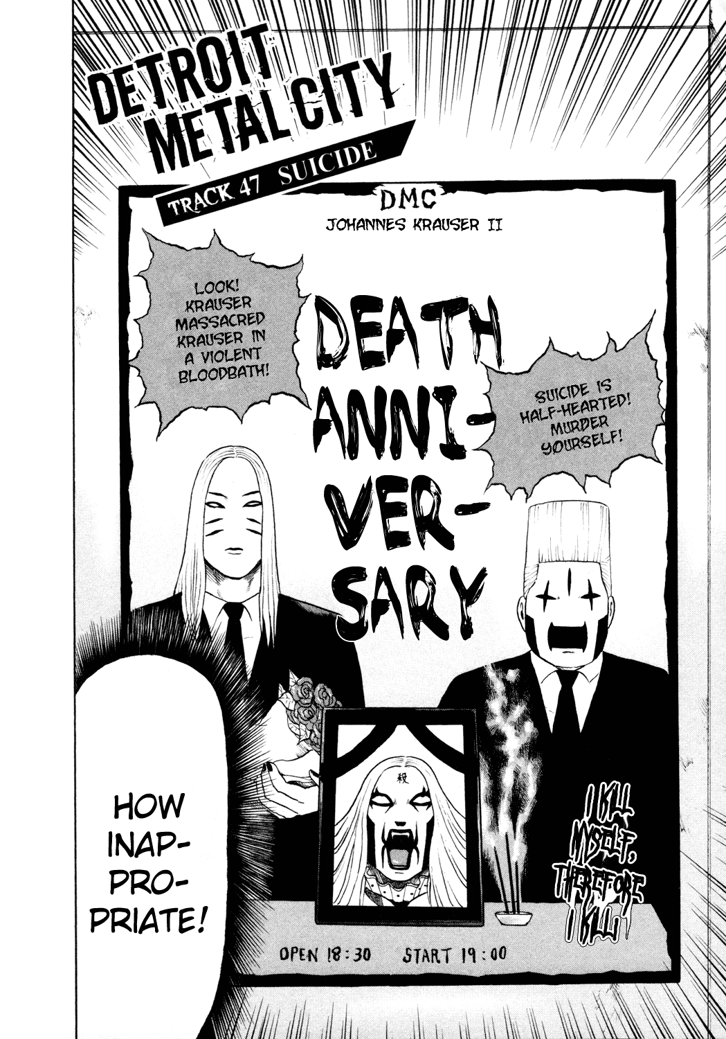 Detroit Metal City Chapter 47 page 7 - Chapter 47: Suicide