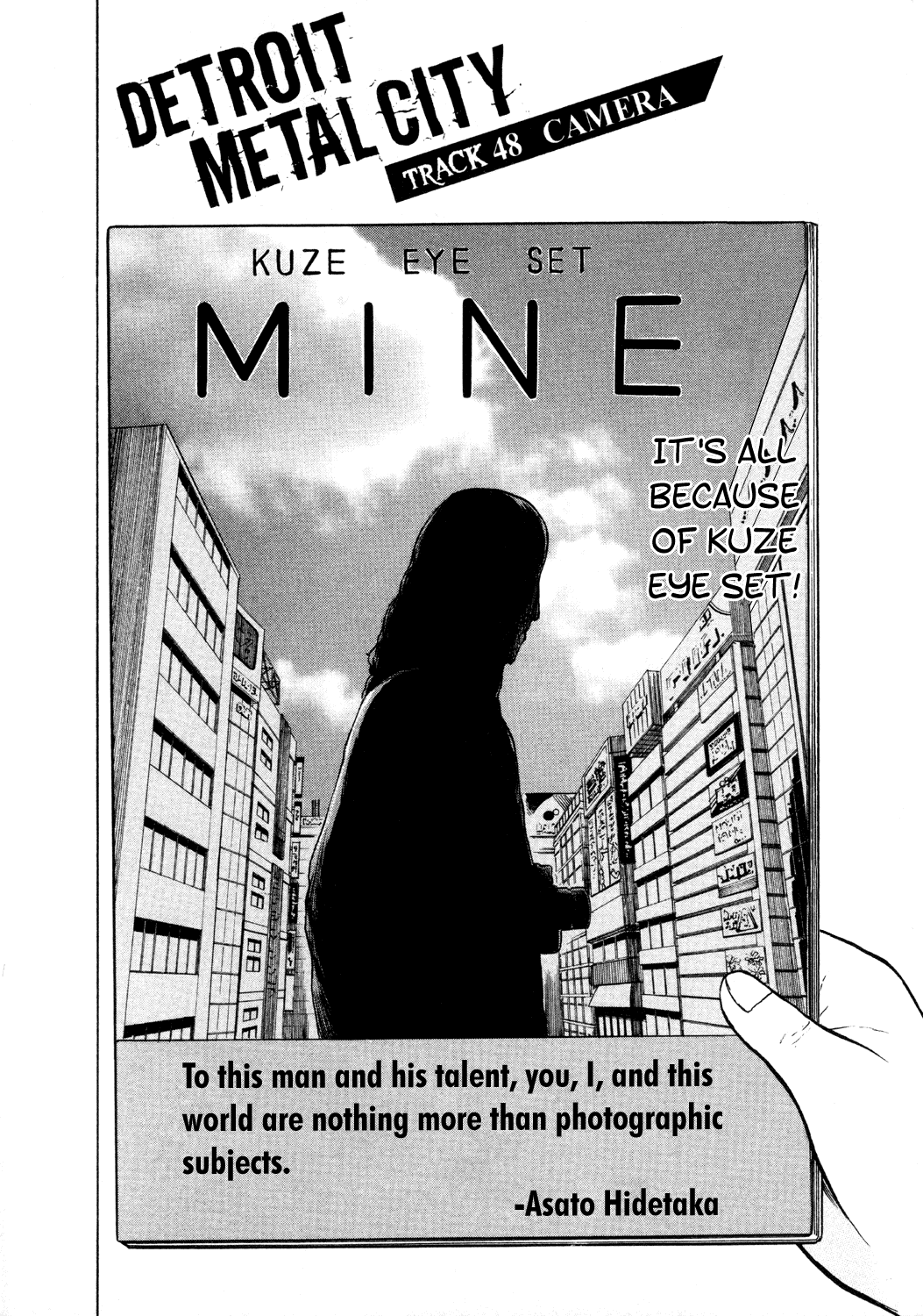 Detroit Metal City Chapter 48 page 3 - Chapter 48: Camera