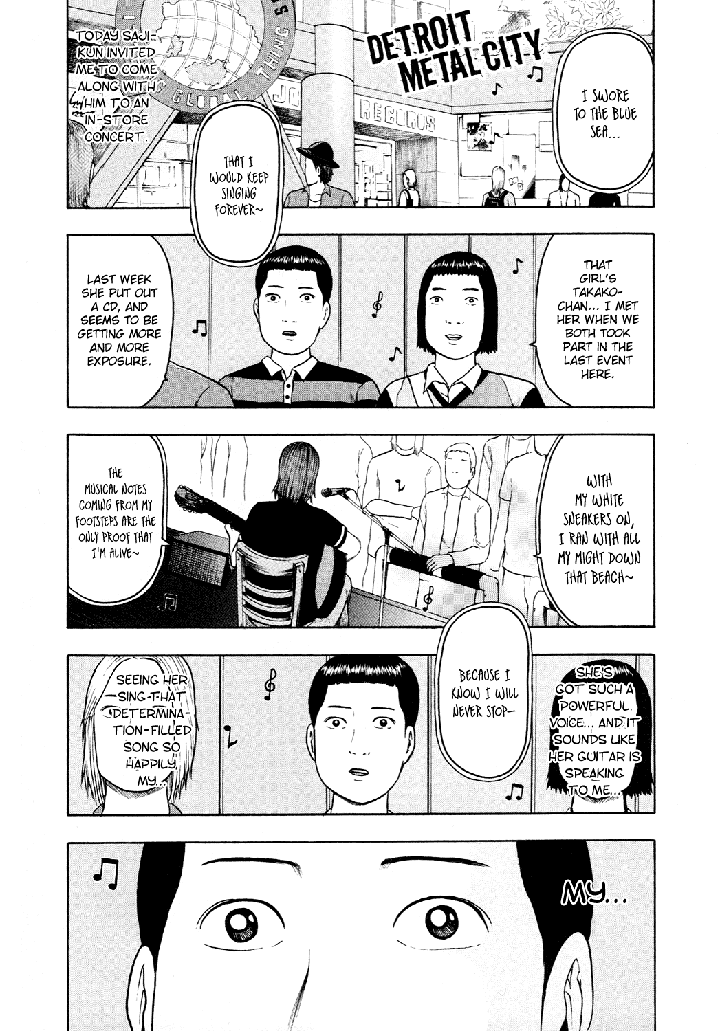 Detroit Metal City Chapter 50 page 2 - Chapter 50: Radio