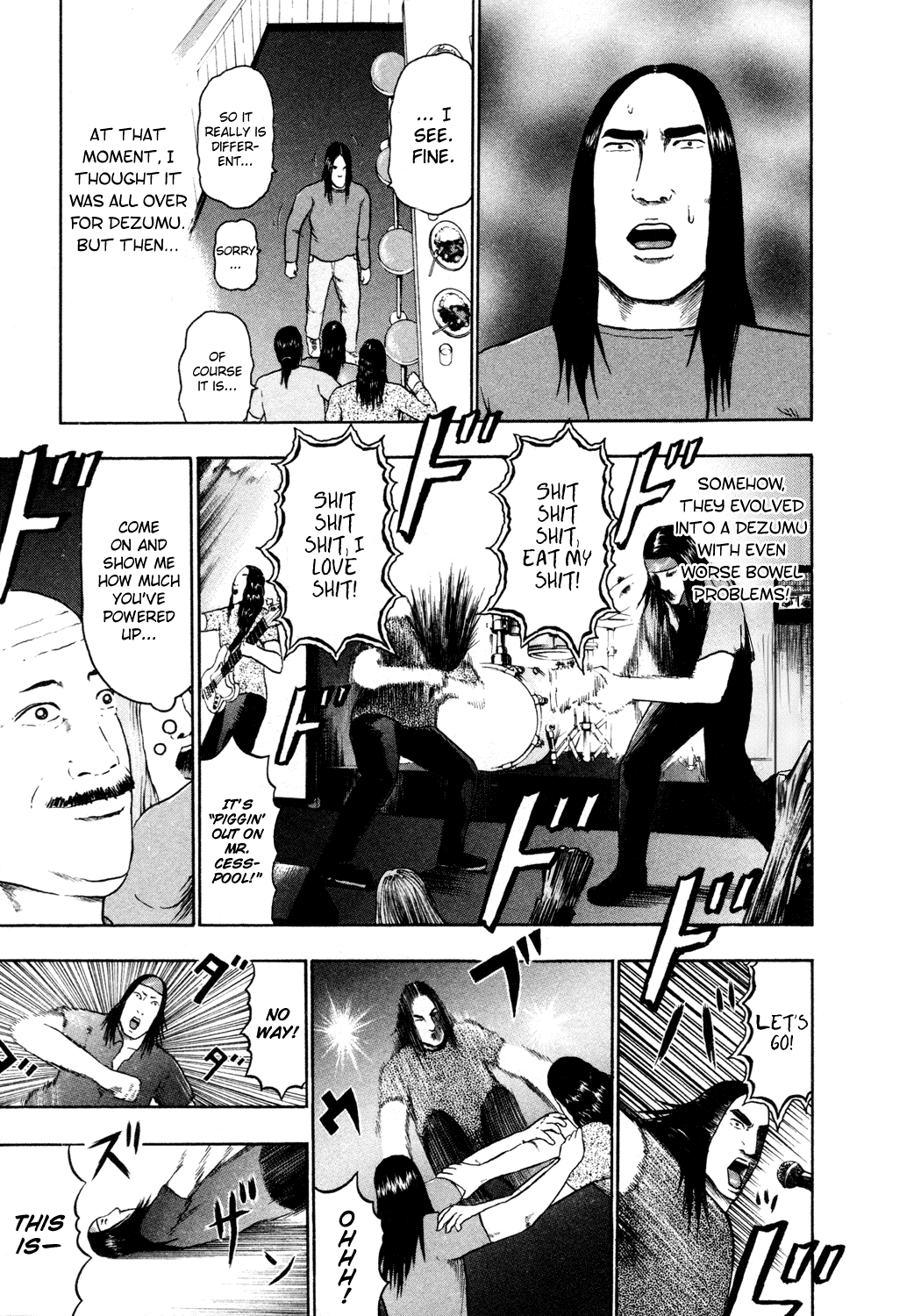Detroit Metal City Chapter 56 page 12 - Chapter 56: Dark History 1