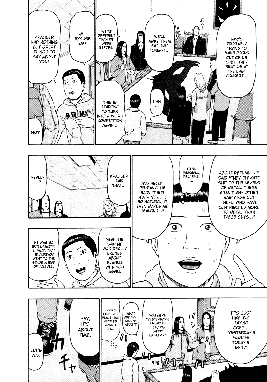 Detroit Metal City Chapter 56 page 5 - Chapter 56: Dark History 1
