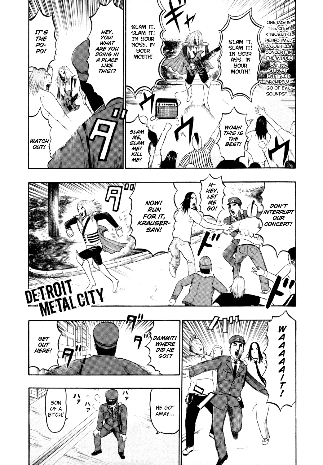 Detroit Metal City Chapter 61 page 2 - Chapter 61: Police