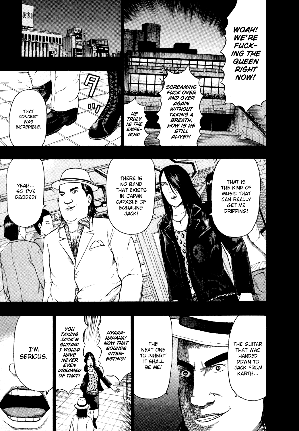 Detroit Metal City Chapter 67 page 4 - Chapter 67: Restaurant