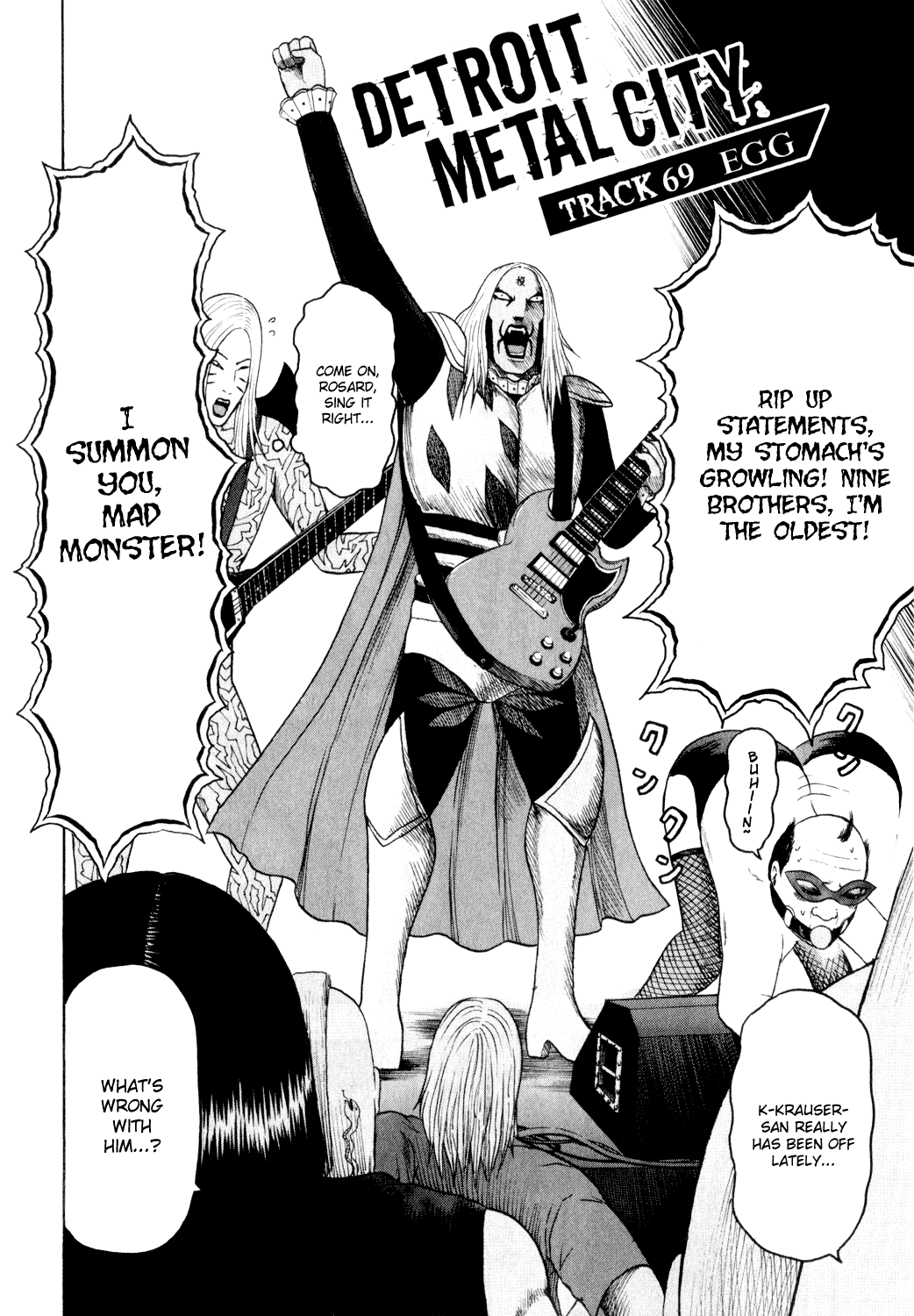 Detroit Metal City Chapter 69 page 7 - Chapter 69: Egg