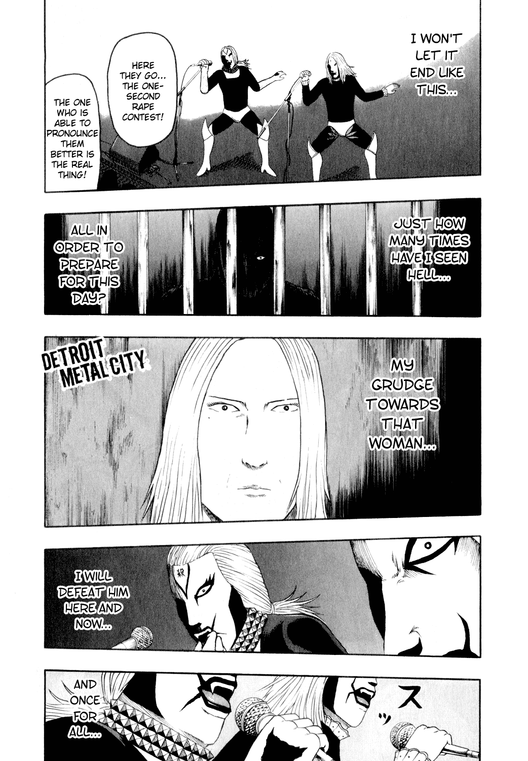 Detroit Metal City Chapter 74 page 1 - Chapter 74: One Second