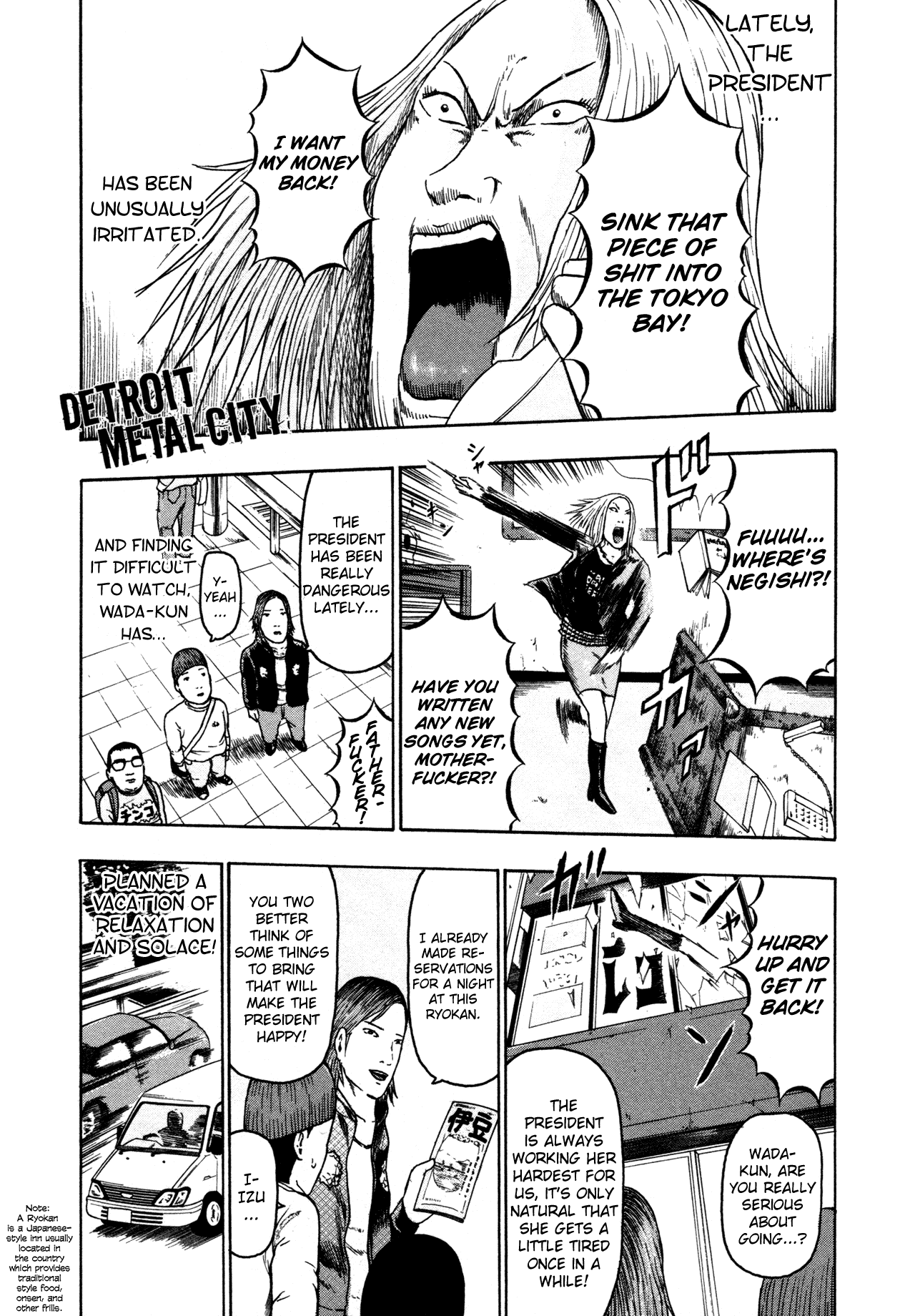 Detroit Metal City Chapter 80 page 6 - Chapter 80: Trip