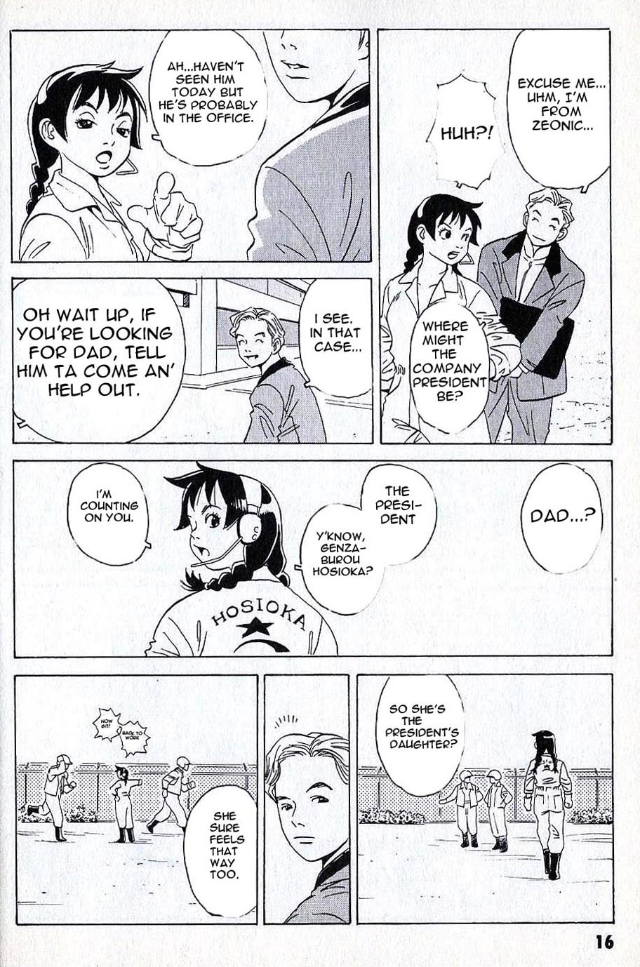 Developers - Mobile Suit Gundam: Before the One Year War Chapter 1.4 page 15 - Chapter 1 v4 : Project.01 - Transfer! Hosioka Factory