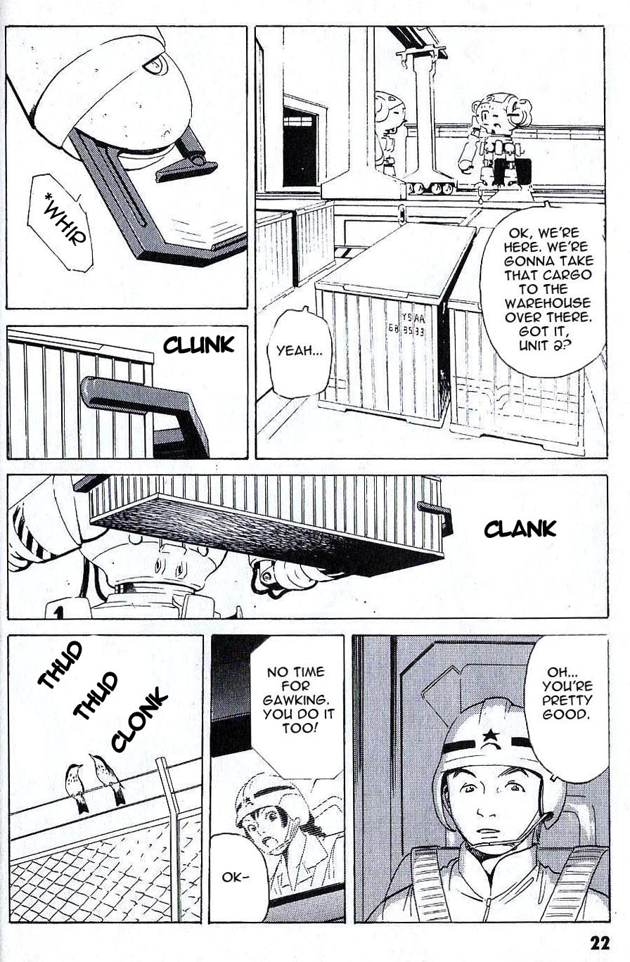 Developers - Mobile Suit Gundam: Before the One Year War Chapter 1.4 page 21 - Chapter 1 v4 : Project.01 - Transfer! Hosioka Factory