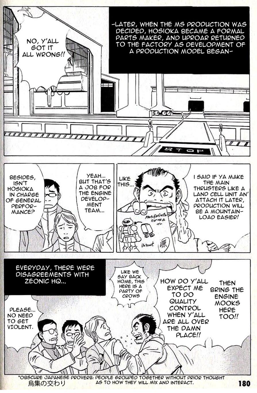 Developers - Mobile Suit Gundam: Before the One Year War Chapter 11.2 page 10 - Chapter 11 v2 : Project.11 - Birth! MS-05 Zaku [End]