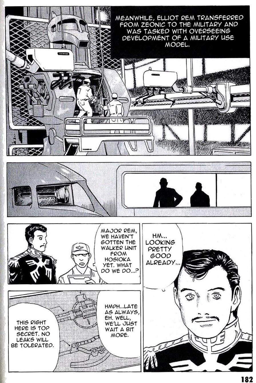 Developers - Mobile Suit Gundam: Before the One Year War Chapter 11.2 page 12 - Chapter 11 v2 : Project.11 - Birth! MS-05 Zaku [End]
