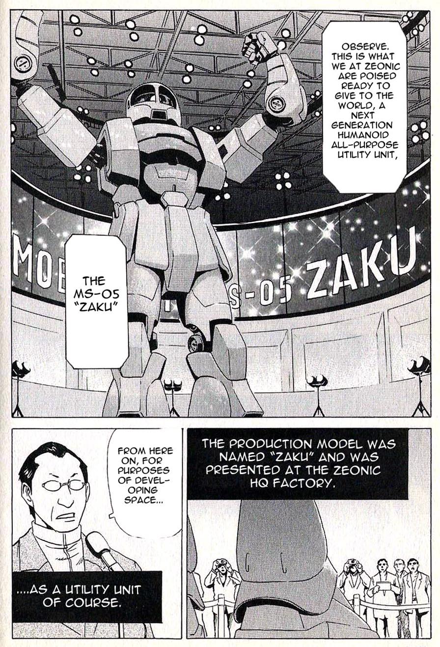Developers - Mobile Suit Gundam: Before the One Year War Chapter 11.2 page 14 - Chapter 11 v2 : Project.11 - Birth! MS-05 Zaku [End]
