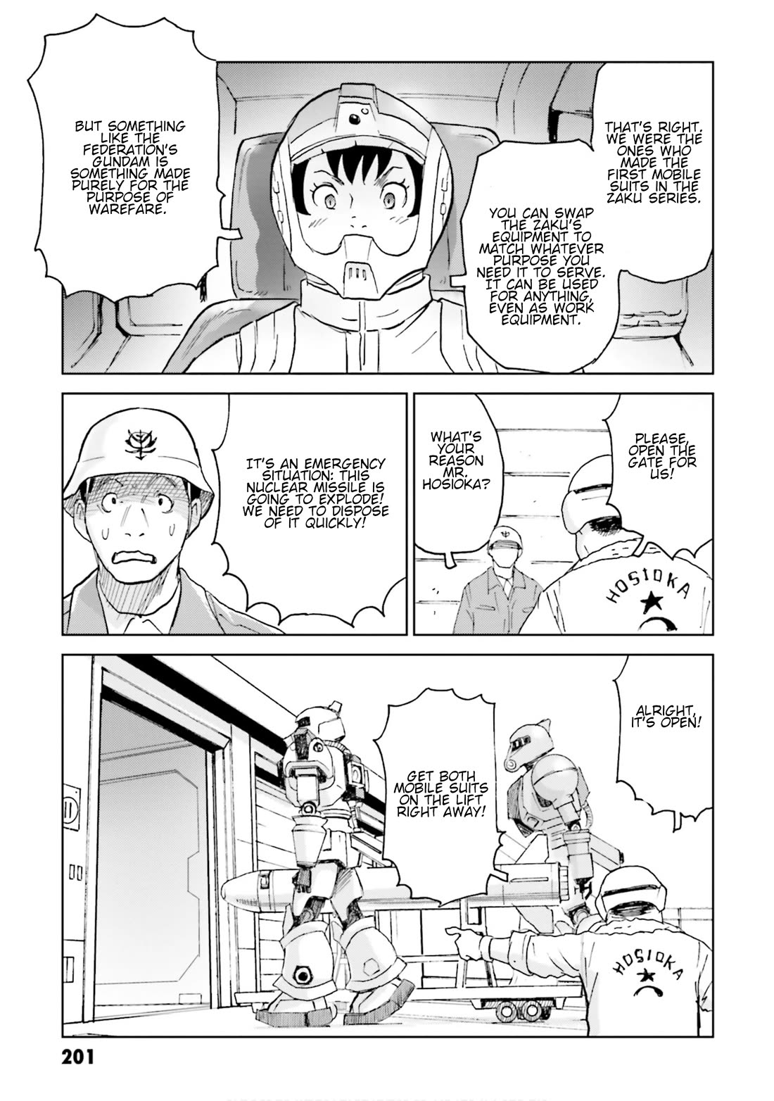 Developers - Mobile Suit Gundam: Before the One Year War Chapter 12 page 19 - Chapter 12: Project EX: Undercover! Hosioka After the War! [END]