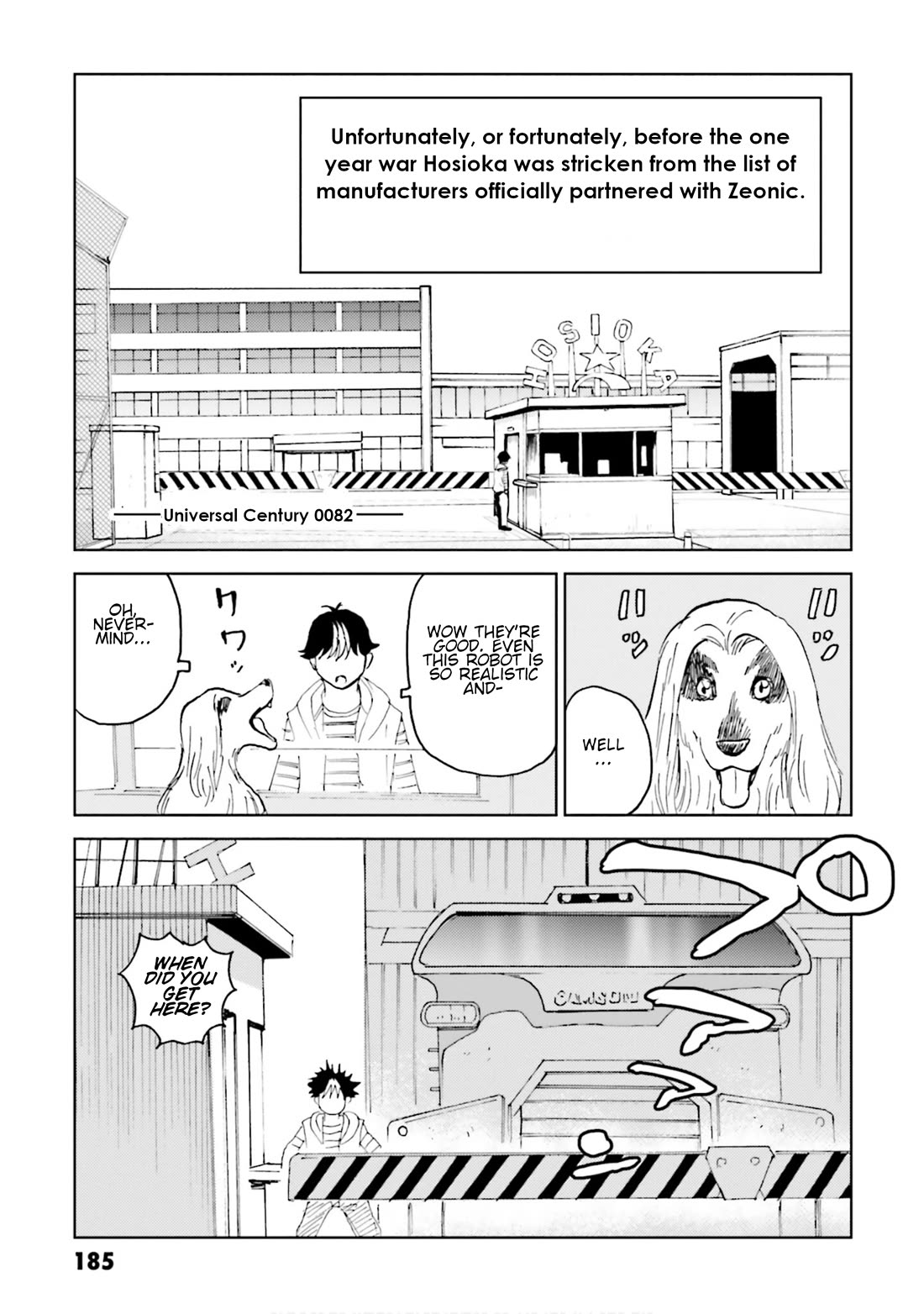 Developers - Mobile Suit Gundam: Before the One Year War Chapter 12 page 3 - Chapter 12: Project EX: Undercover! Hosioka After the War! [END]