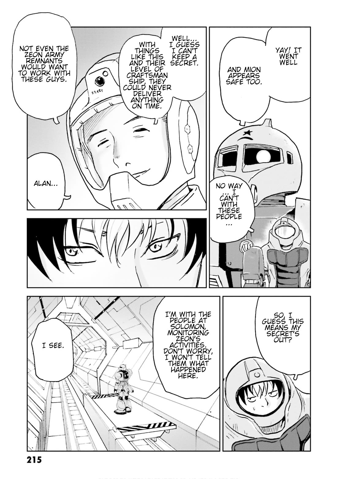 Developers - Mobile Suit Gundam: Before the One Year War Chapter 12 page 31 - Chapter 12: Project EX: Undercover! Hosioka After the War! [END]