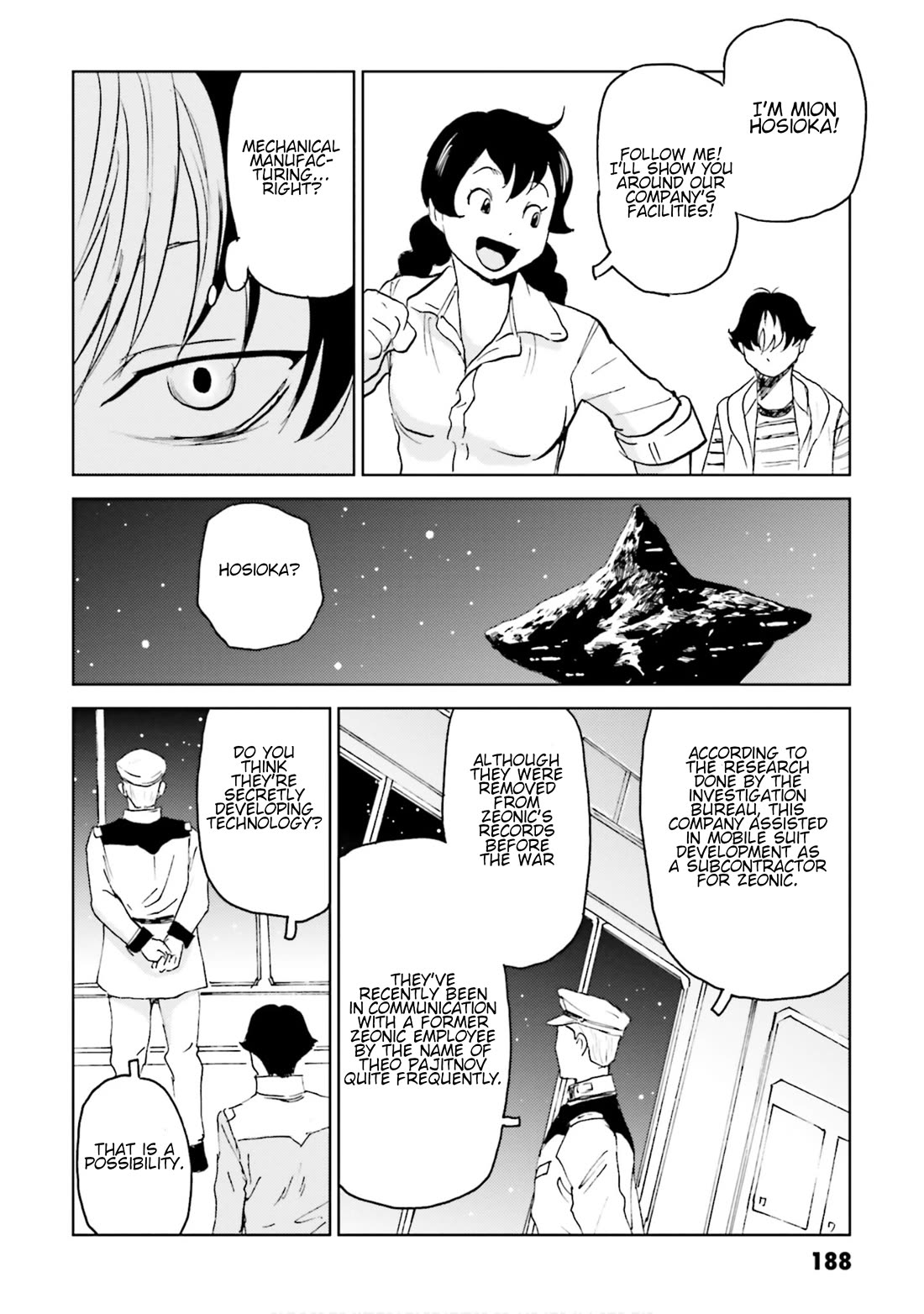 Developers - Mobile Suit Gundam: Before the One Year War Chapter 12 page 6 - Chapter 12: Project EX: Undercover! Hosioka After the War! [END]