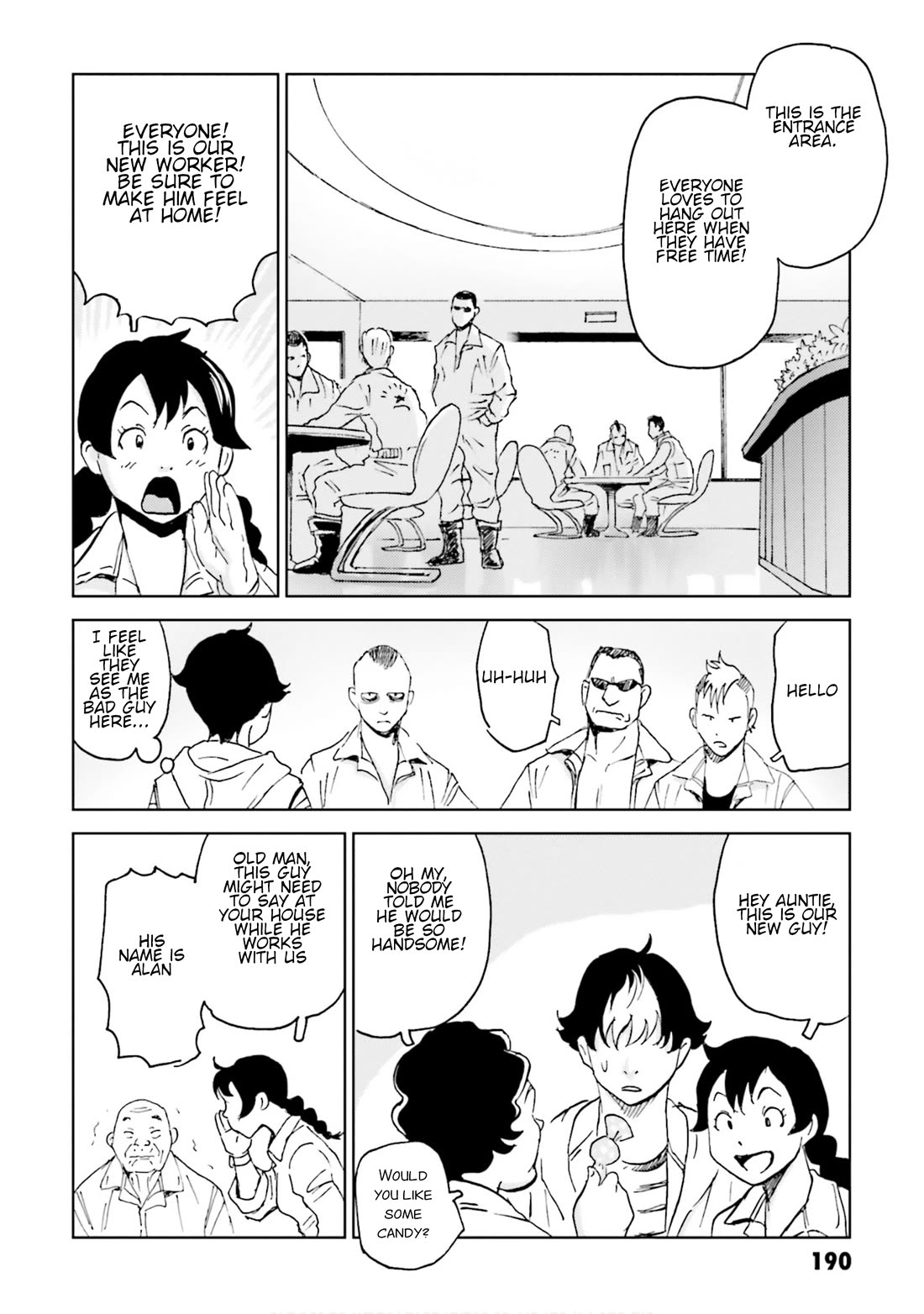 Developers - Mobile Suit Gundam: Before the One Year War Chapter 12 page 8 - Chapter 12: Project EX: Undercover! Hosioka After the War! [END]