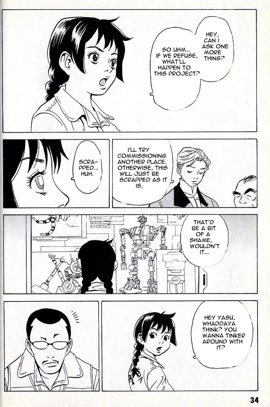 Developers - Mobile Suit Gundam: Before the One Year War Chapter 2.4 page 11 - Chapter 2 v4 : Project.02 - Heated Discussion! The Briefing