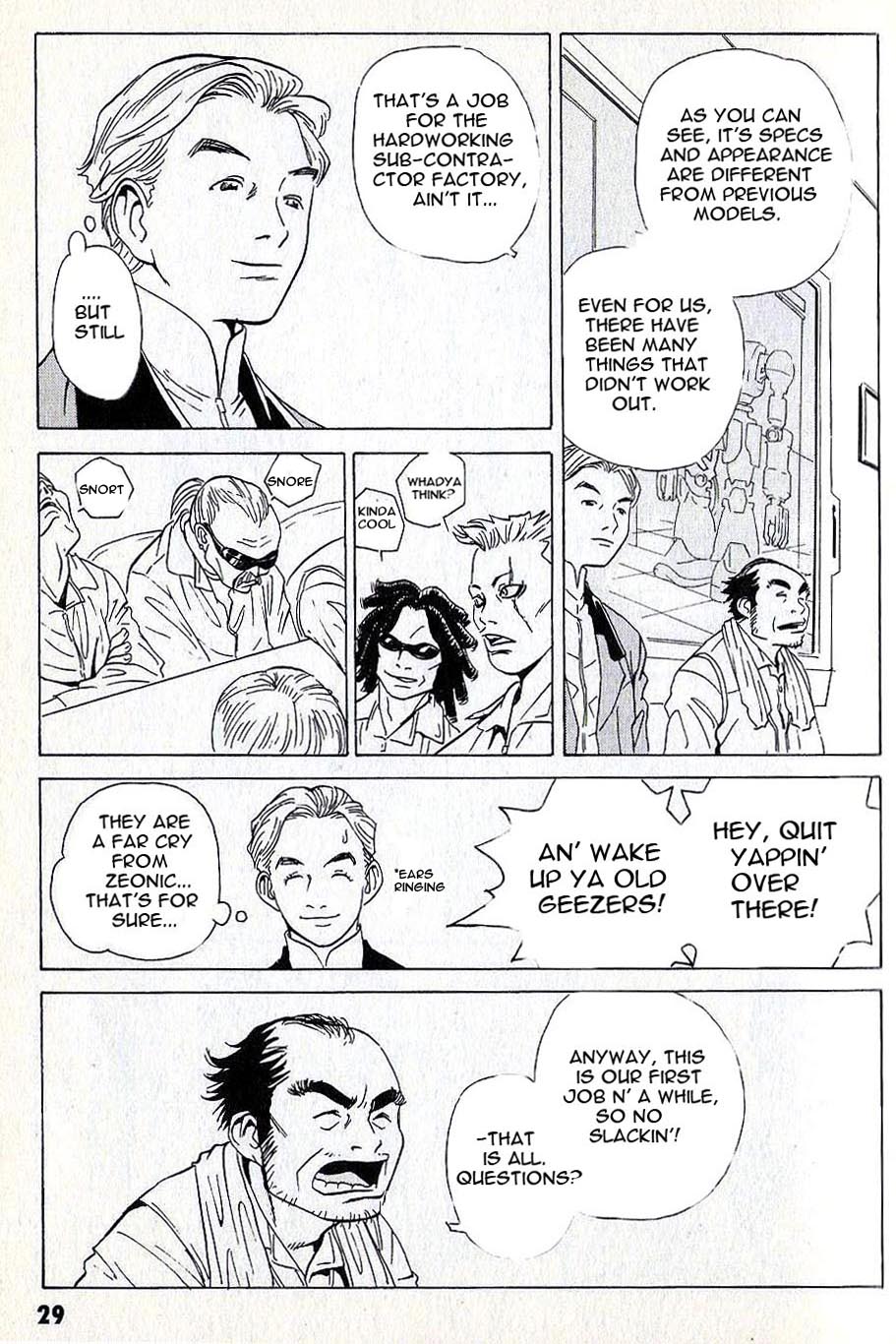 Developers - Mobile Suit Gundam: Before the One Year War Chapter 2.4 page 6 - Chapter 2 v4 : Project.02 - Heated Discussion! The Briefing