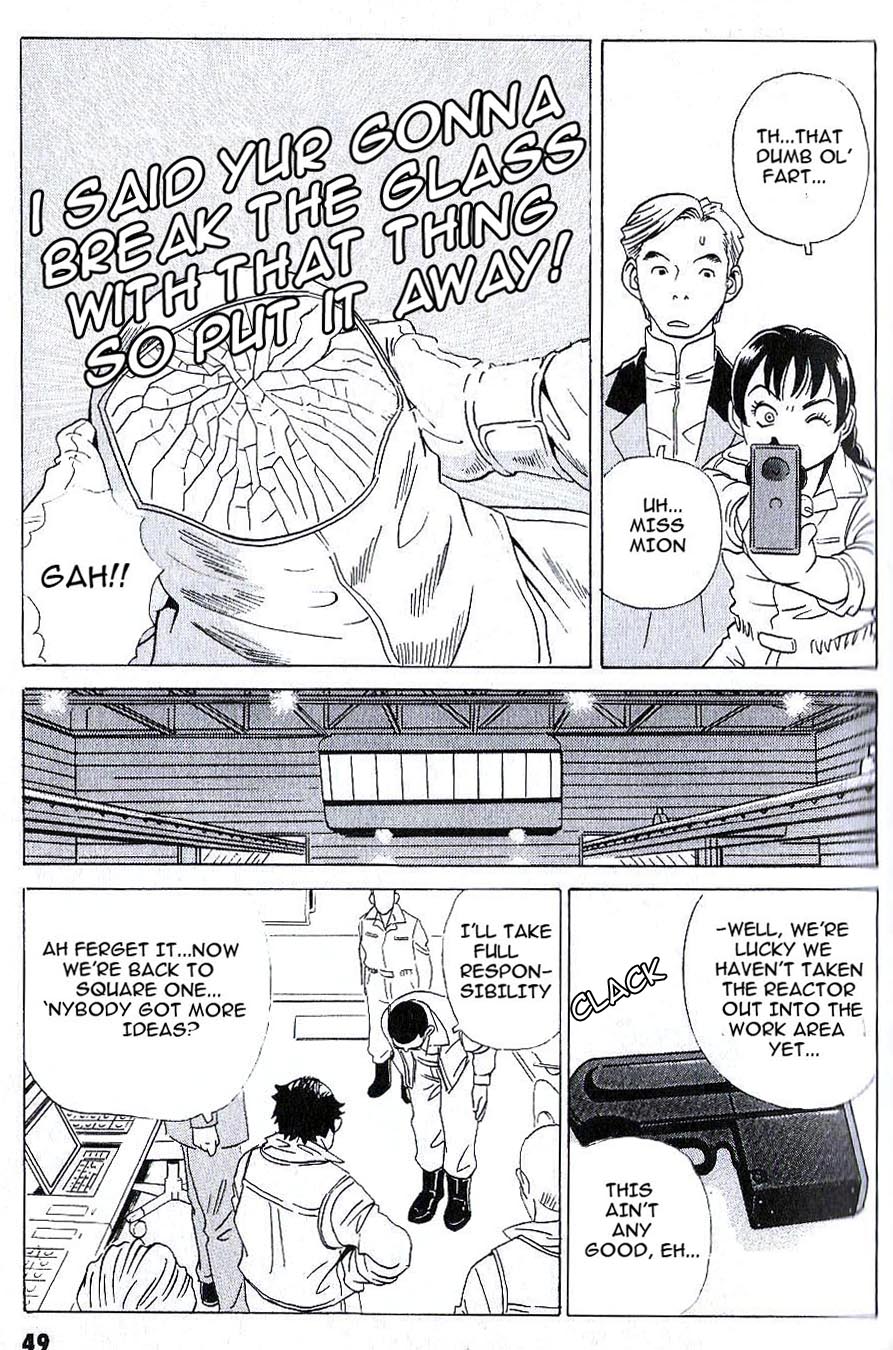 Developers - Mobile Suit Gundam: Before the One Year War Chapter 3.4 page 10 - Chapter 3 v4 : Project.03 - Redesign! Radiation-Proof Work Area