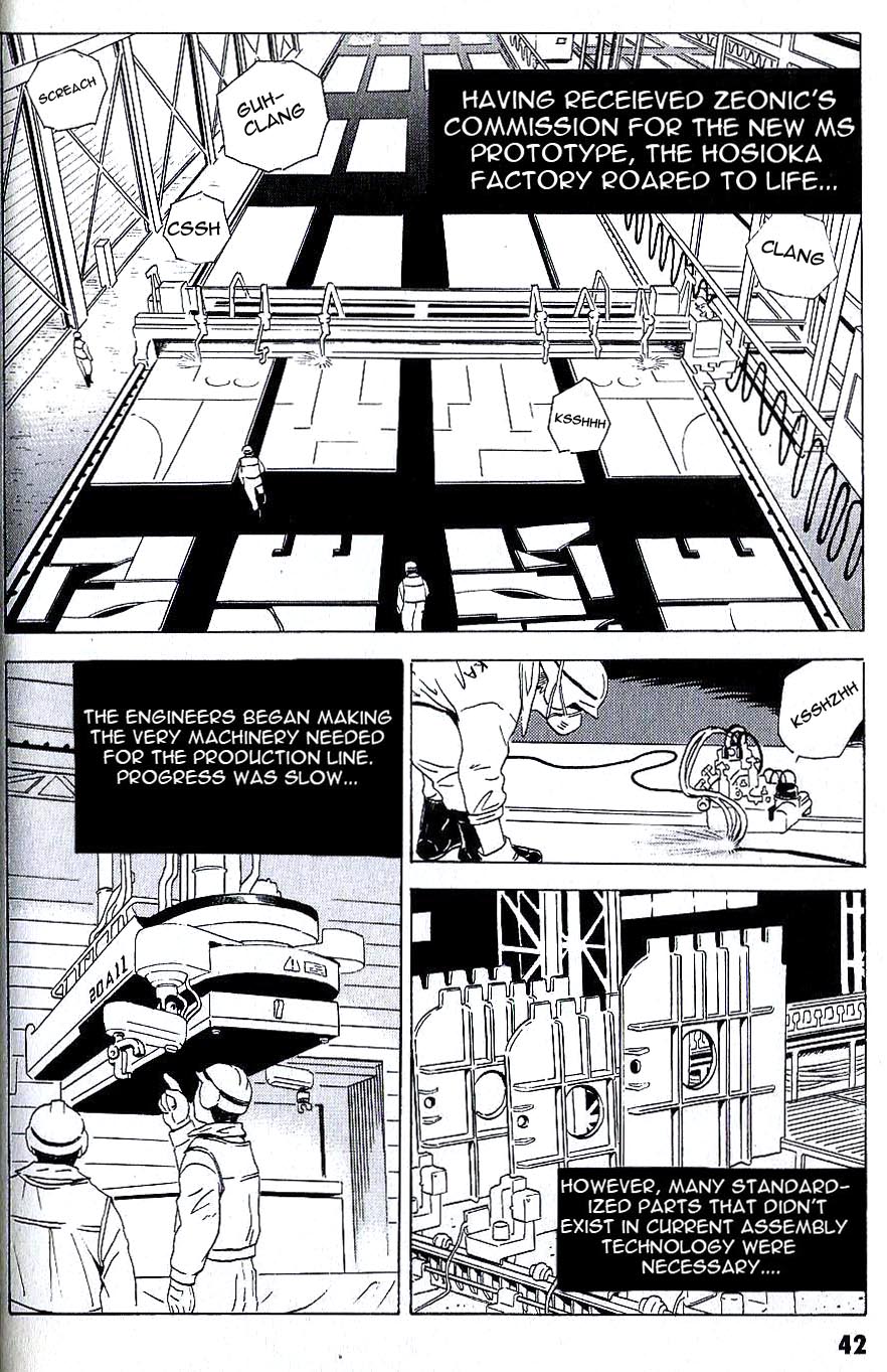 Developers - Mobile Suit Gundam: Before the One Year War Chapter 3.4 page 3 - Chapter 3 v4 : Project.03 - Redesign! Radiation-Proof Work Area
