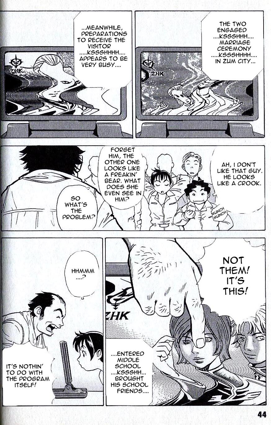 Developers - Mobile Suit Gundam: Before the One Year War Chapter 3.4 page 5 - Chapter 3 v4 : Project.03 - Redesign! Radiation-Proof Work Area