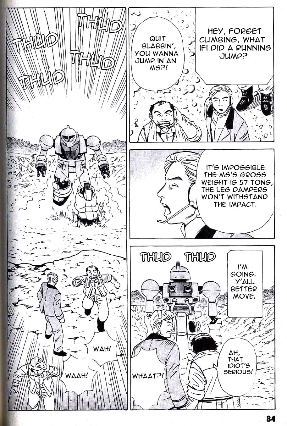 Developers - Mobile Suit Gundam: Before the One Year War Chapter 5.2 page 13 - Chapter 5 v2 : Project.05 - Discovery! Computer Bug