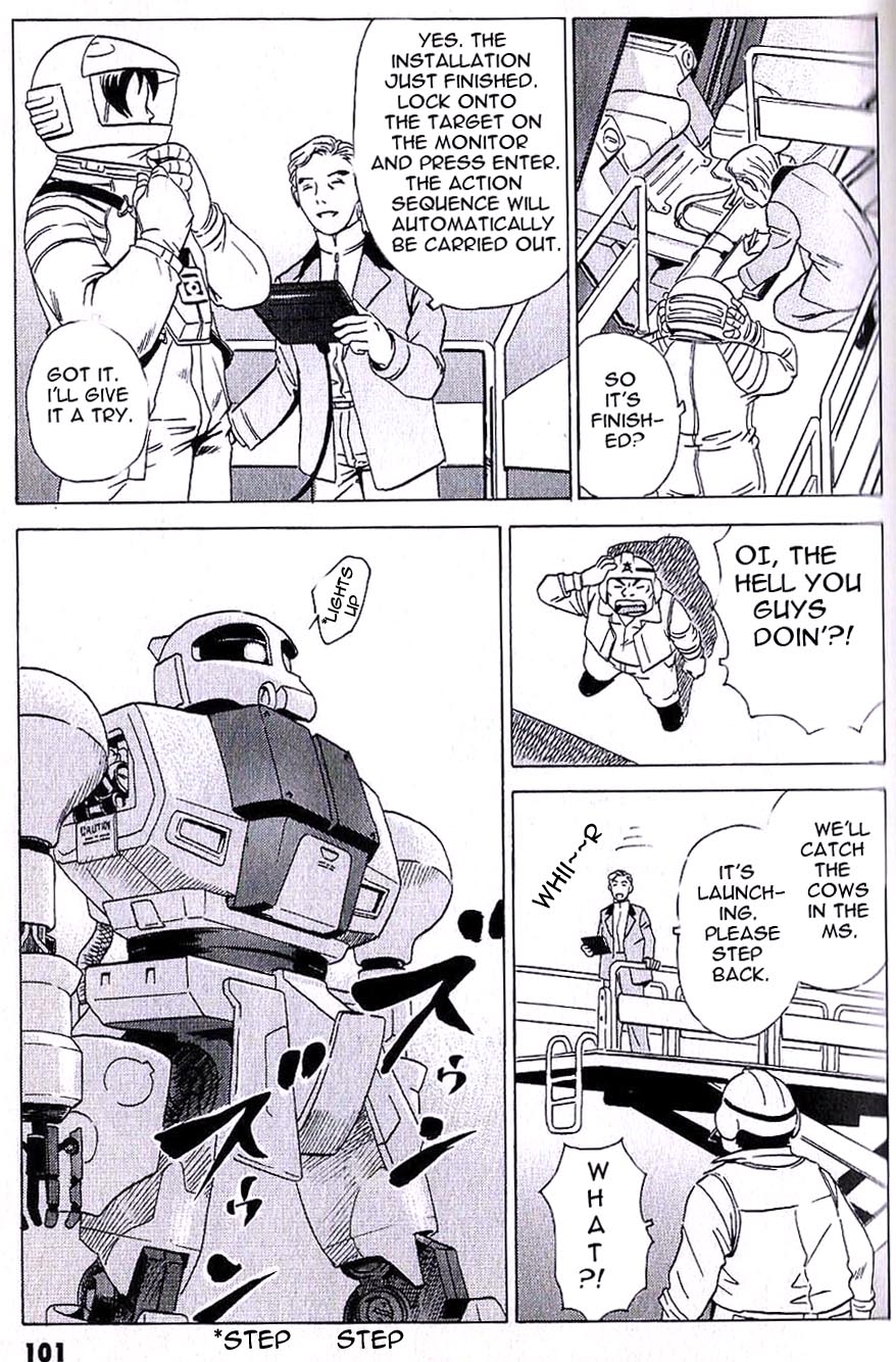 Developers - Mobile Suit Gundam: Before the One Year War Chapter 6.2 page 14 - Chapter 6 v2 : Project.06 - Input! Motion Capture