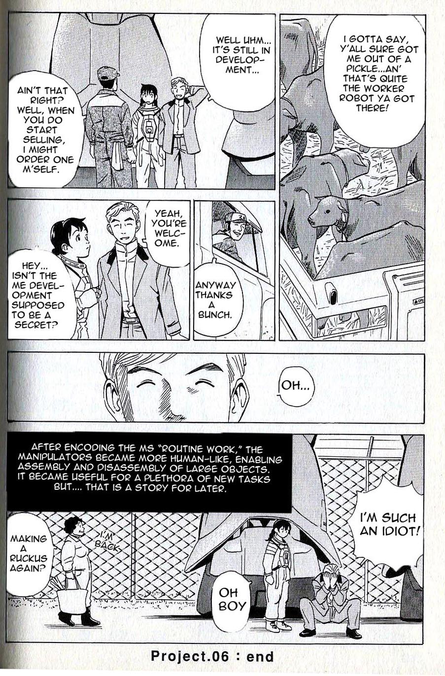 Developers - Mobile Suit Gundam: Before the One Year War Chapter 6.2 page 17 - Chapter 6 v2 : Project.06 - Input! Motion Capture