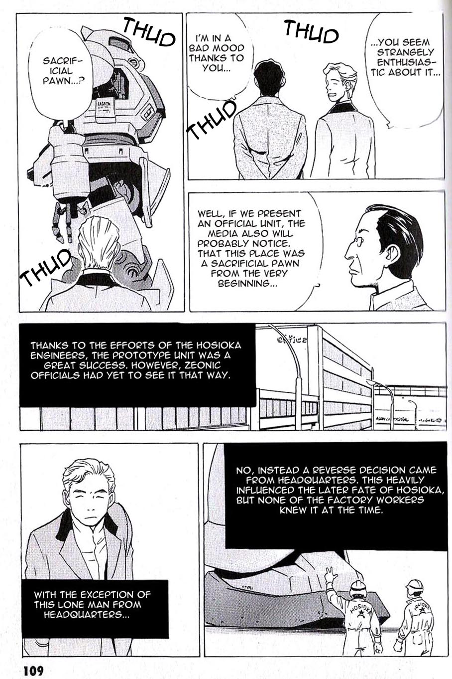 Developers - Mobile Suit Gundam: Before the One Year War Chapter 7.2 page 4 - Chapter 7 v2 : Project.07 - Disclosure! Hosioka's Secret?