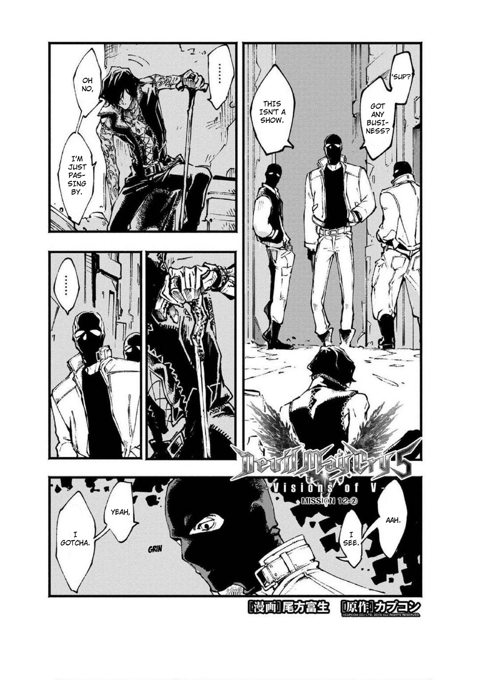 Devil May Cry 5 -Visions of V- Chapter 12.2 page 1 - Chapter 12.2