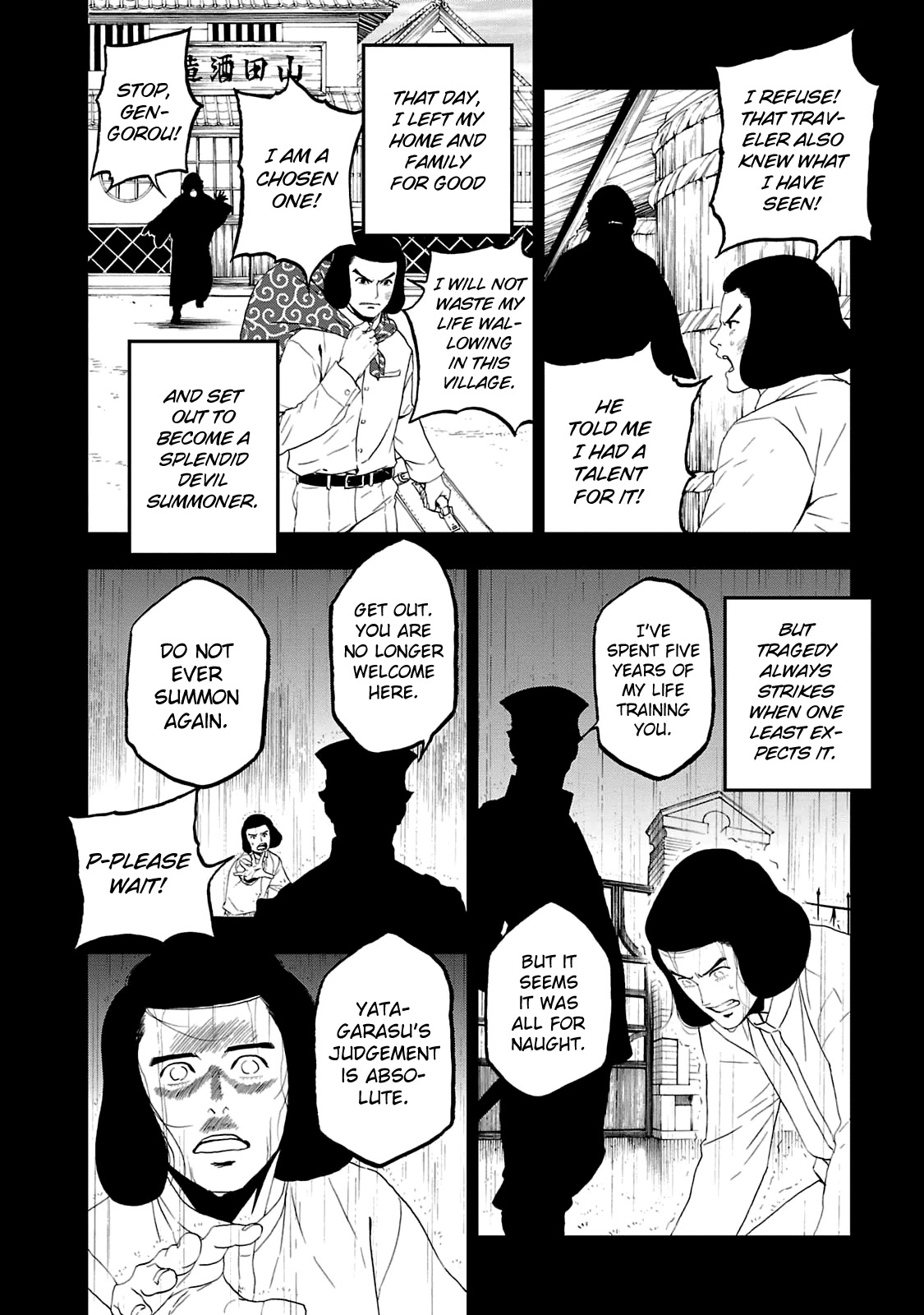 Devil Summoner - Kuzunoha Raidou Tai Kodoku no Marebito Chapter 16 page 9 - Chapter 16: The God of Fire Descends