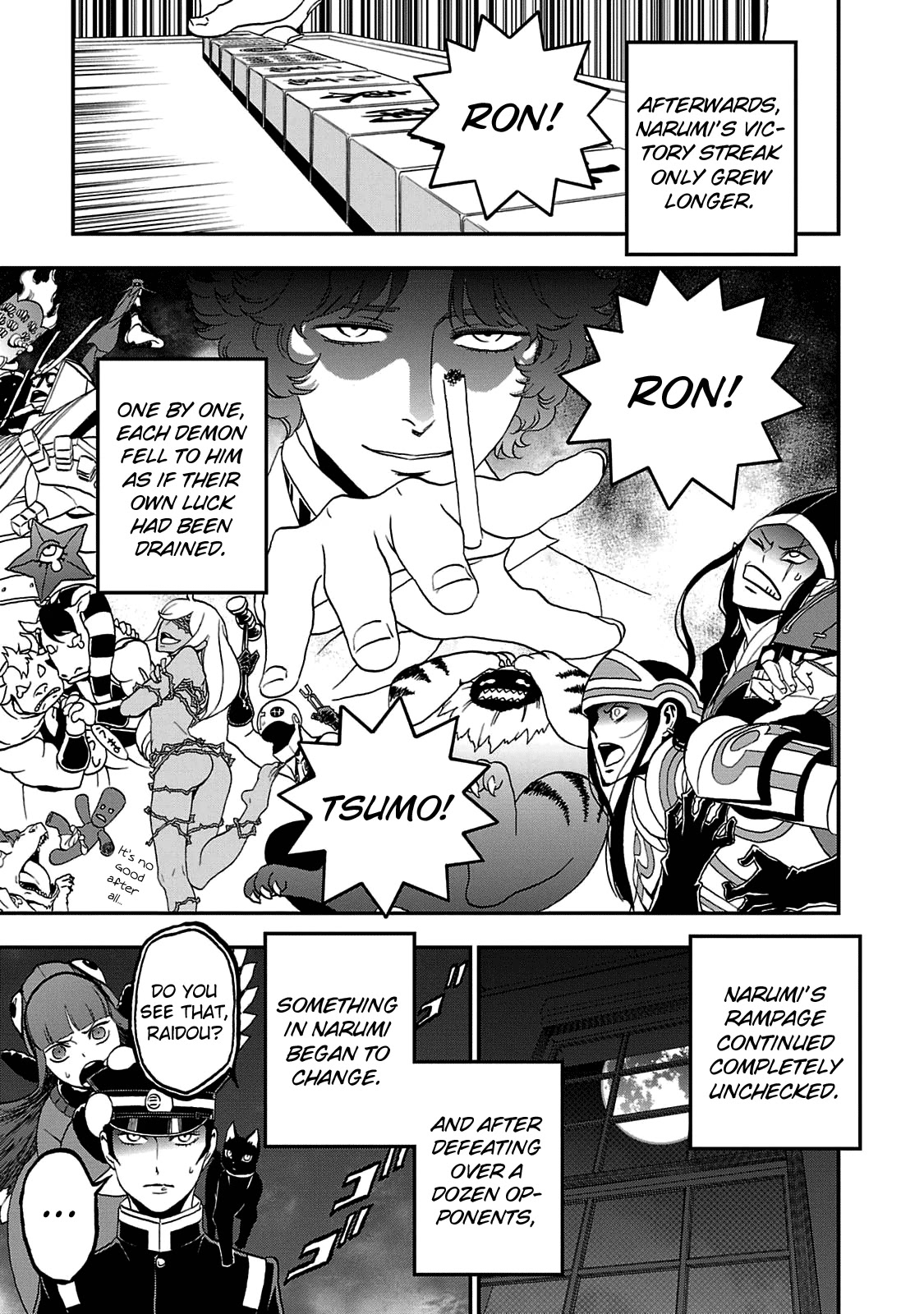Devil Summoner - Kuzunoha Raidou Tai Kodoku no Marebito Chapter 29.4 page 5 - Chapter 29.4: Raidou Kuzunoha vs. the Sinister Sparrow