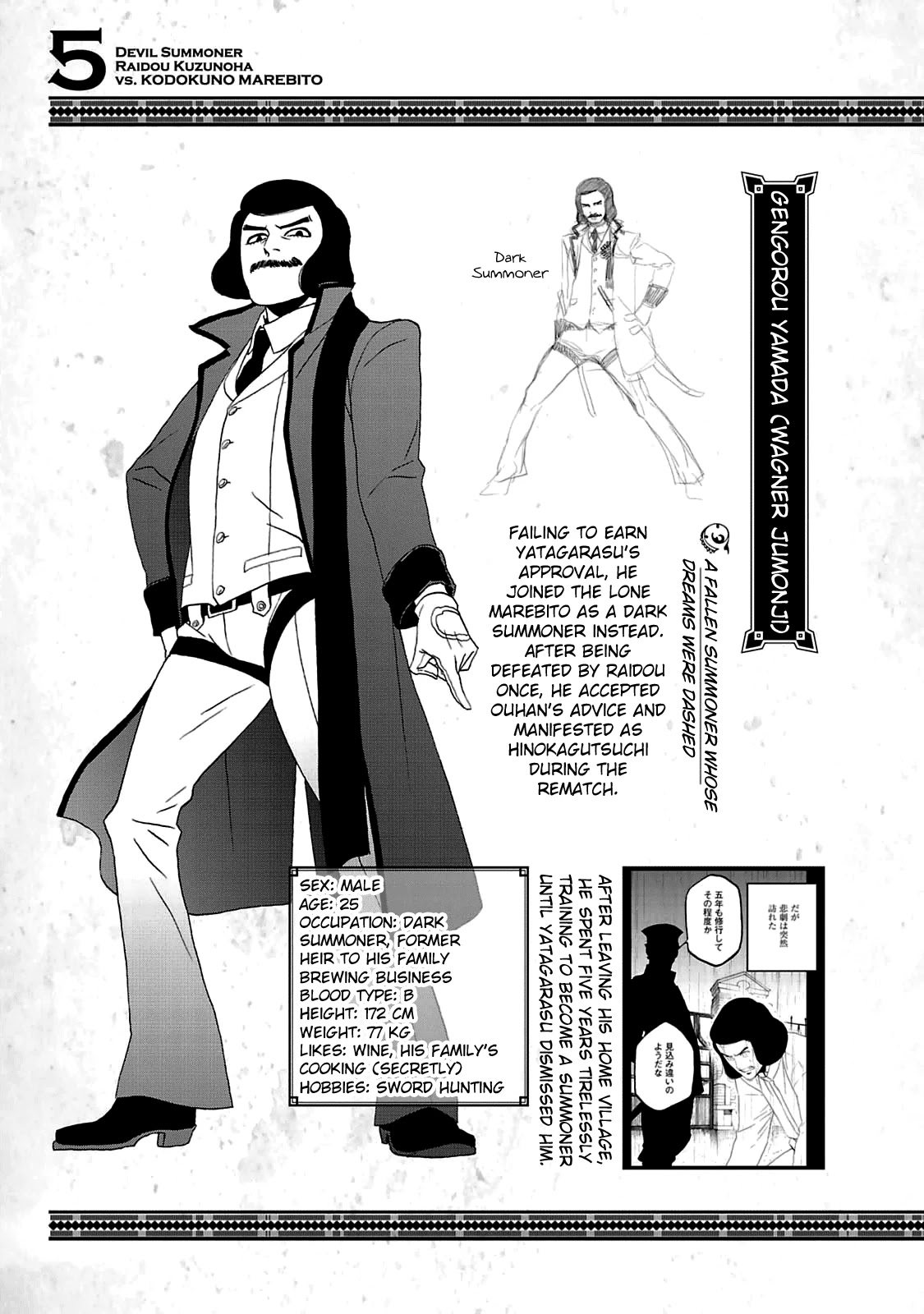 Devil Summoner - Kuzunoha Raidou Tai Kodoku no Marebito Chapter 29.5 page 26 - Chapter 29.5: Character Settings
