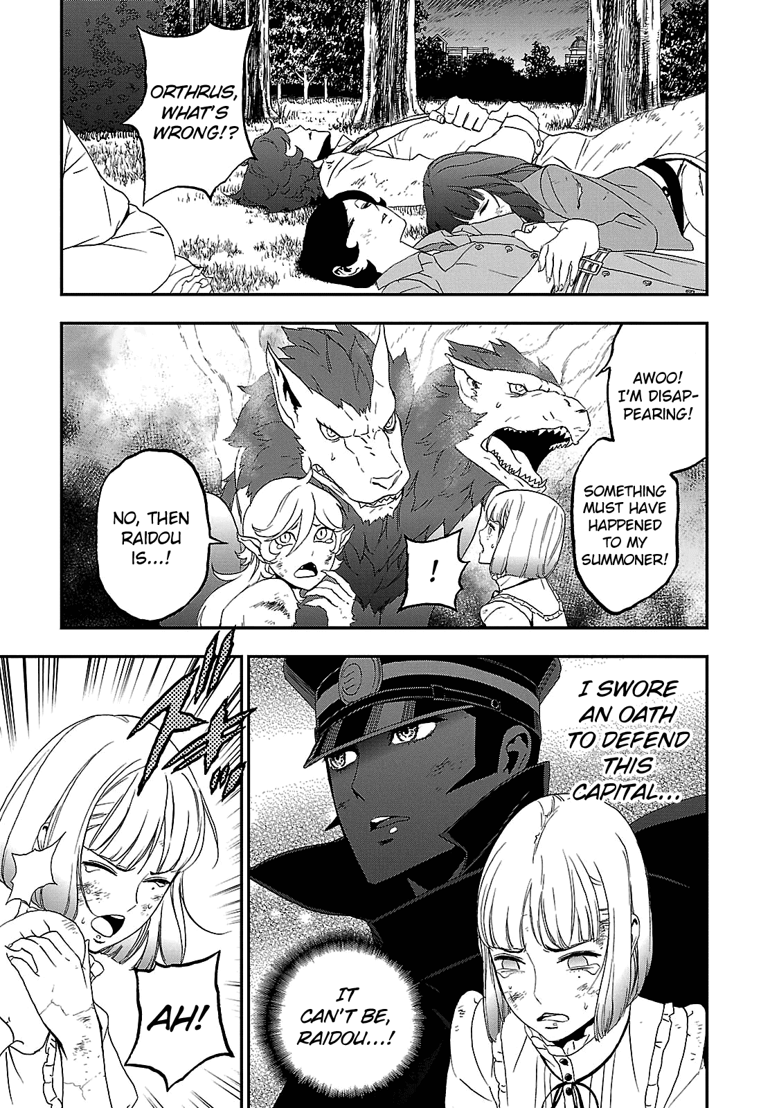 Devil Summoner - Kuzunoha Raidou Tai Kodoku no Marebito Chapter 31 page 5 - Chapter 31: Take My Hand