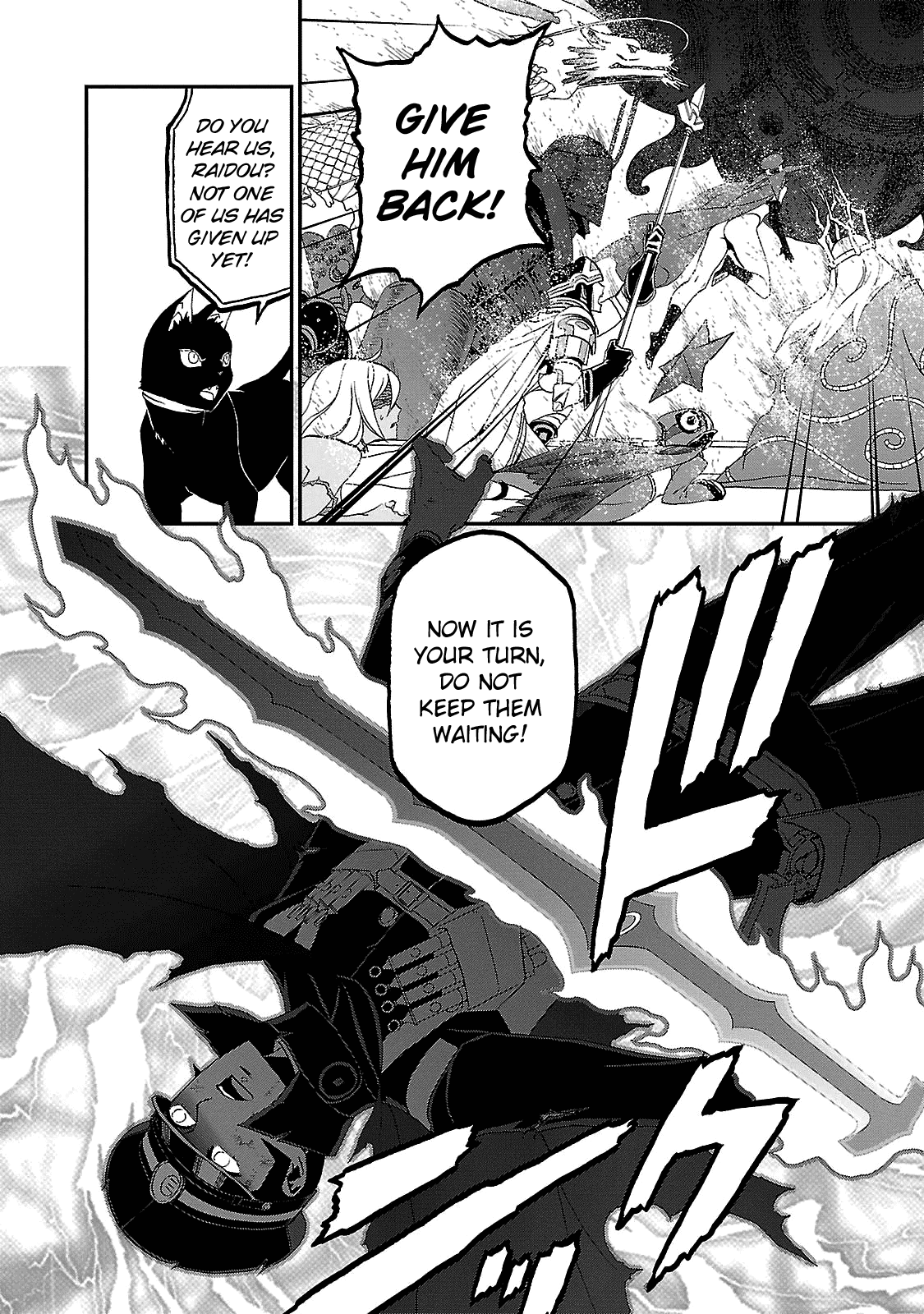 Devil Summoner - Kuzunoha Raidou Tai Kodoku no Marebito Chapter 33 page 14 - Chapter 33: Journey's End