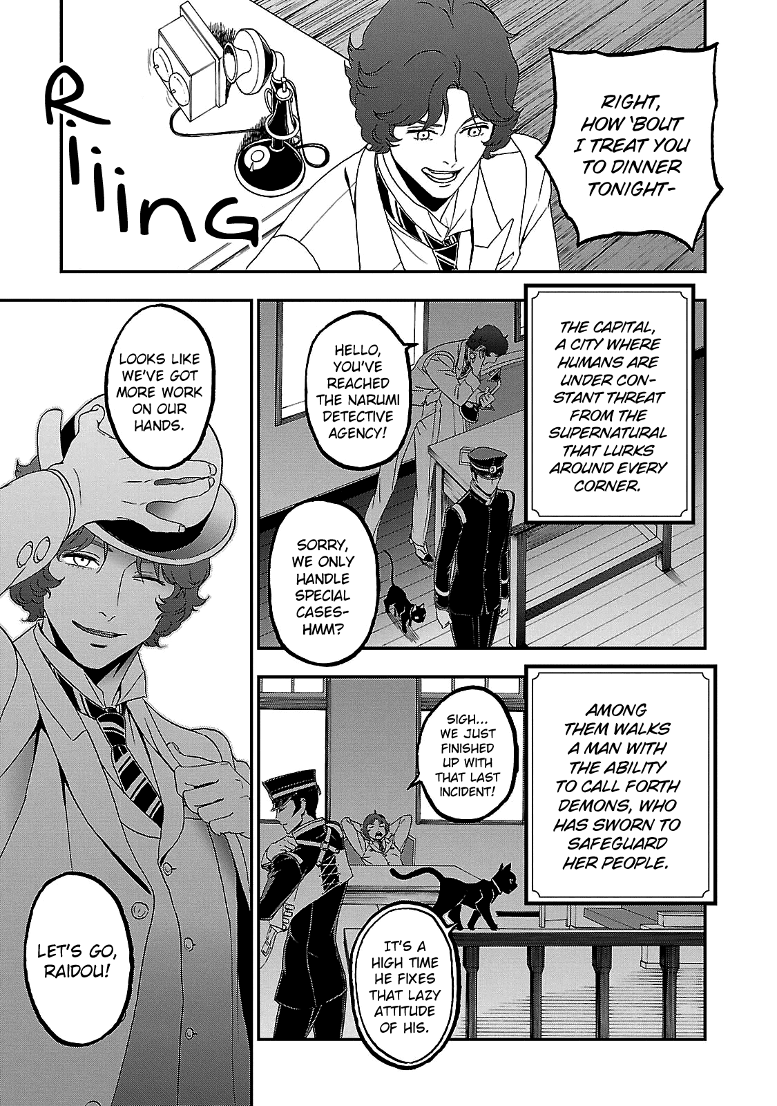 Devil Summoner - Kuzunoha Raidou Tai Kodoku no Marebito Chapter 34 page 25 - Chapter 34: Light of the Capital, Light of the World