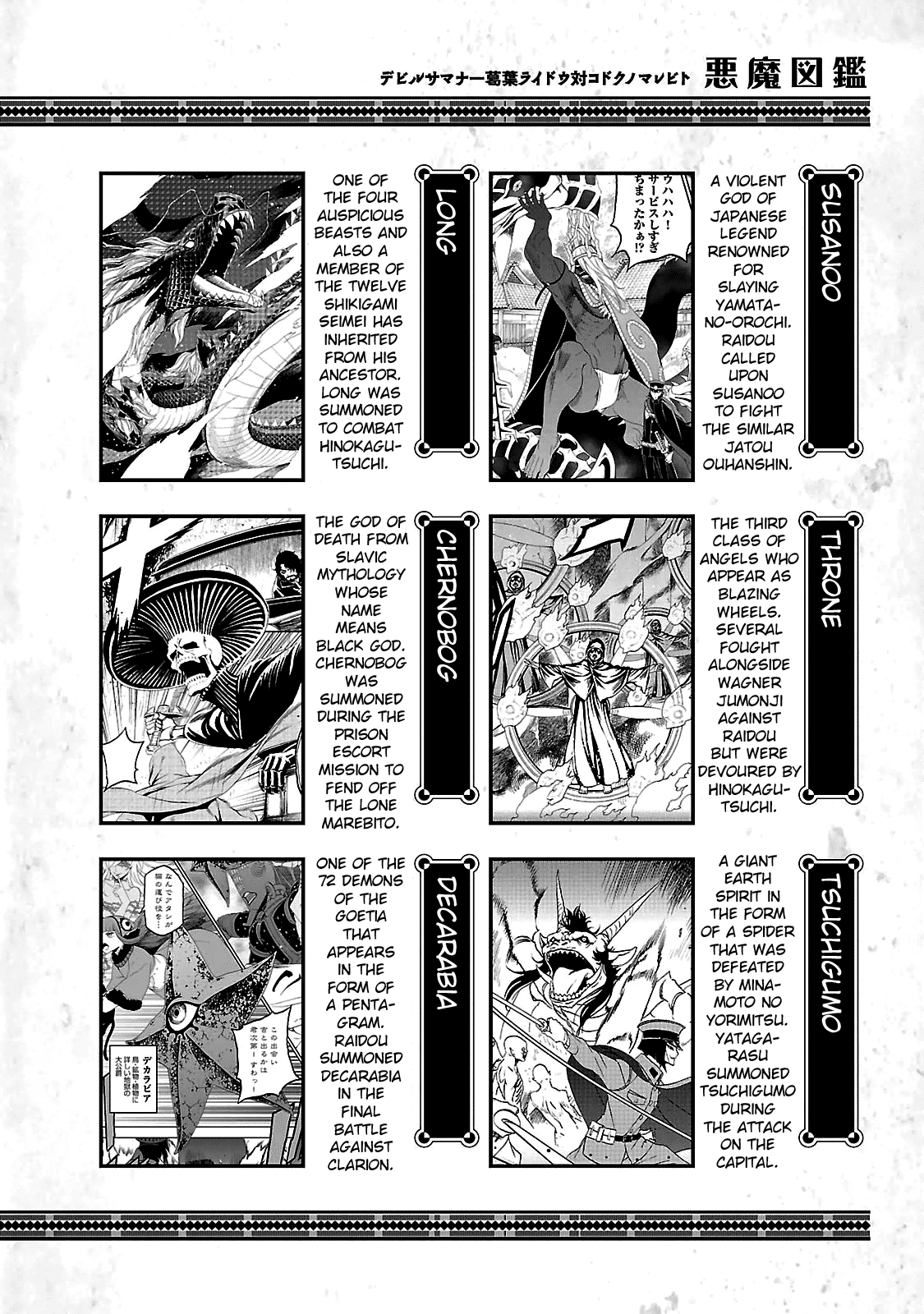 Devil Summoner - Kuzunoha Raidou Tai Kodoku no Marebito Chapter 35.4 page 10 - Chapter 35.4: 100% Compendium