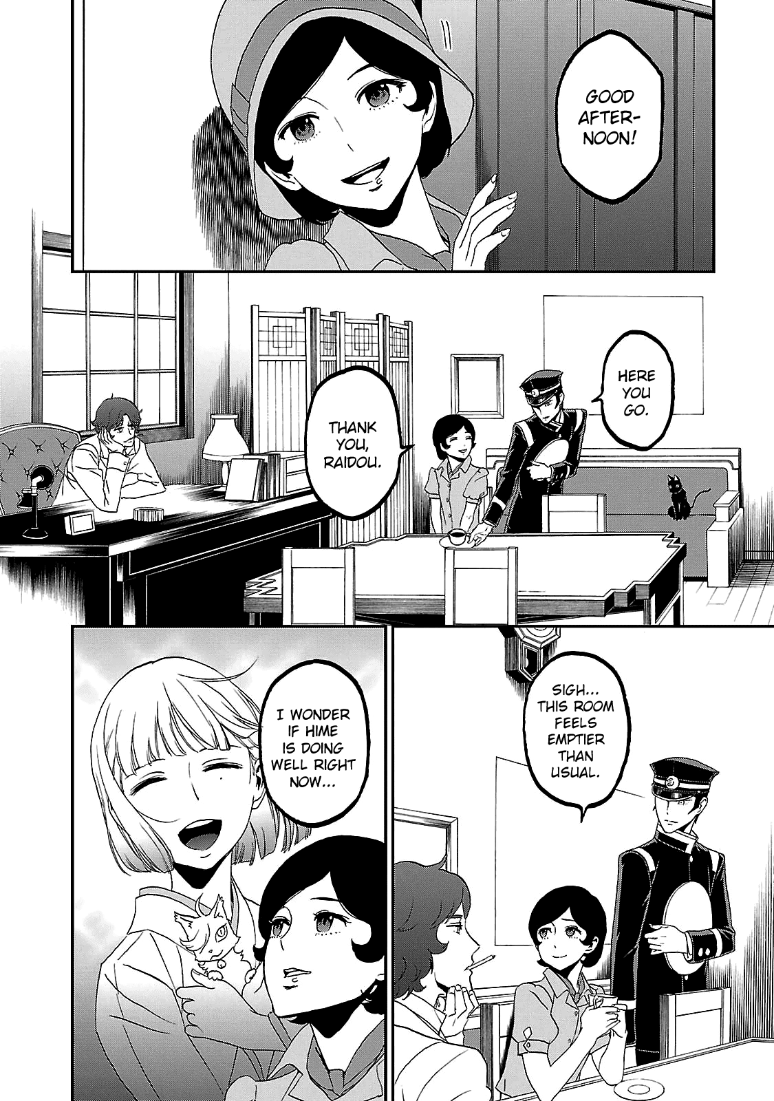 Devil Summoner - Kuzunoha Raidou Tai Kodoku no Marebito Chapter 35 page 4 - Chapter 35: A Moment of Rest [END]