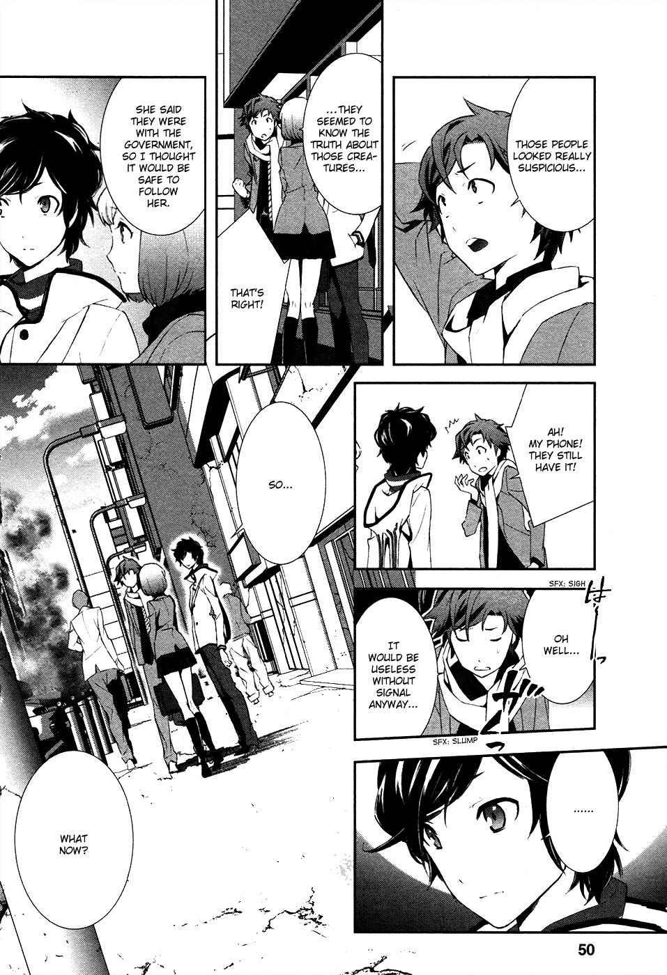 Devil Survivor 2 - Show Your Free Will Chapter 2 page 12 - Chapter 2: Parting with Everyday Life
