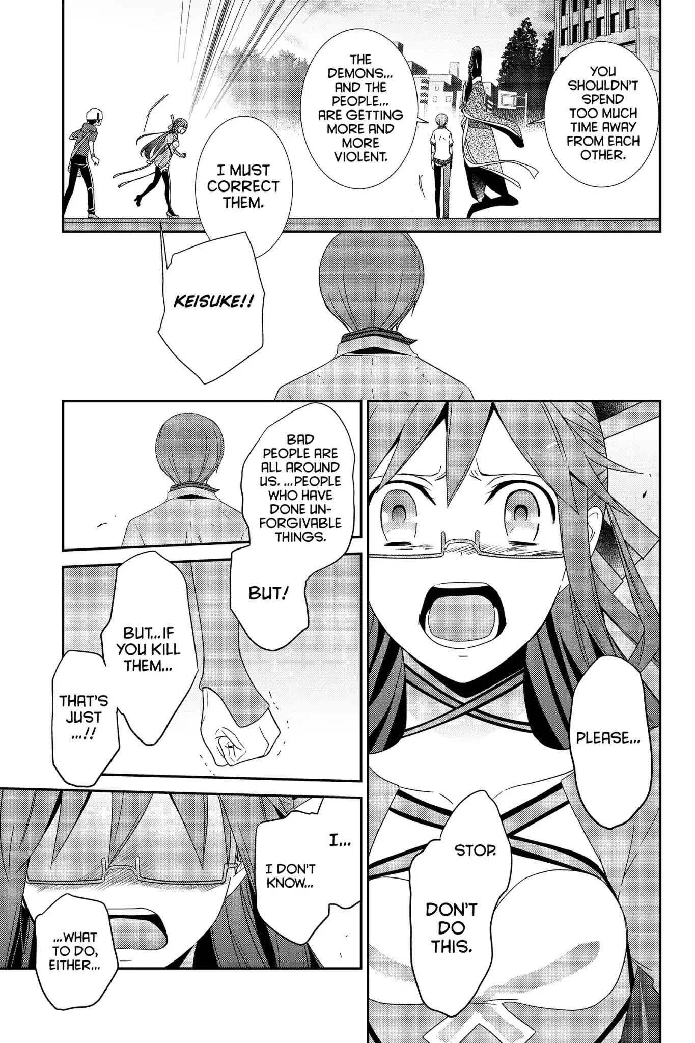 Devil Survivor Chapter 24 page 7 - Chapter 24: Vol.5 Survival 24: The Determination of Keisuke Takagi