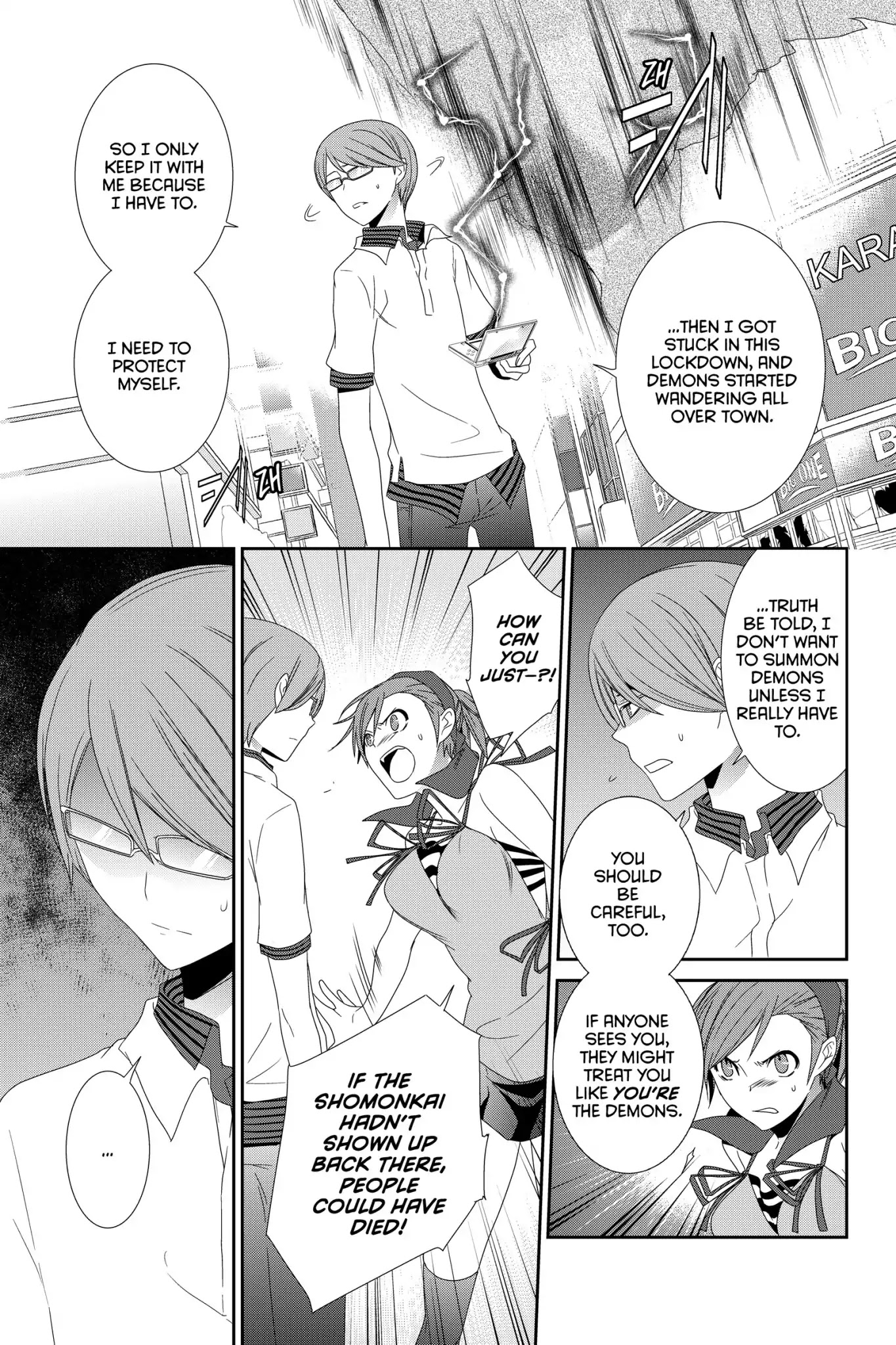 Devil Survivor Chapter 8 page 15 - Chapter 8: Vol.2 Survival 8: The Warning