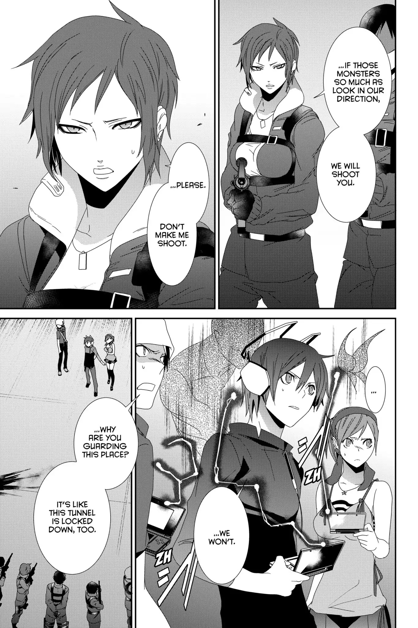 Devil Survivor Chapter 8 page 33 - Chapter 8: Vol.2 Survival 8: The Warning