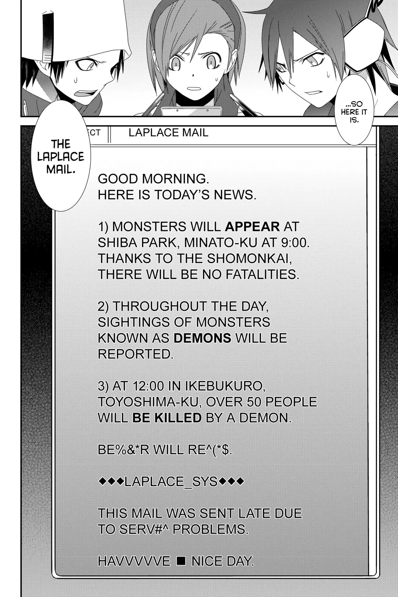 Devil Survivor Chapter 9 page 6 - Chapter 9: Vol.2 Survival 9: Friendship