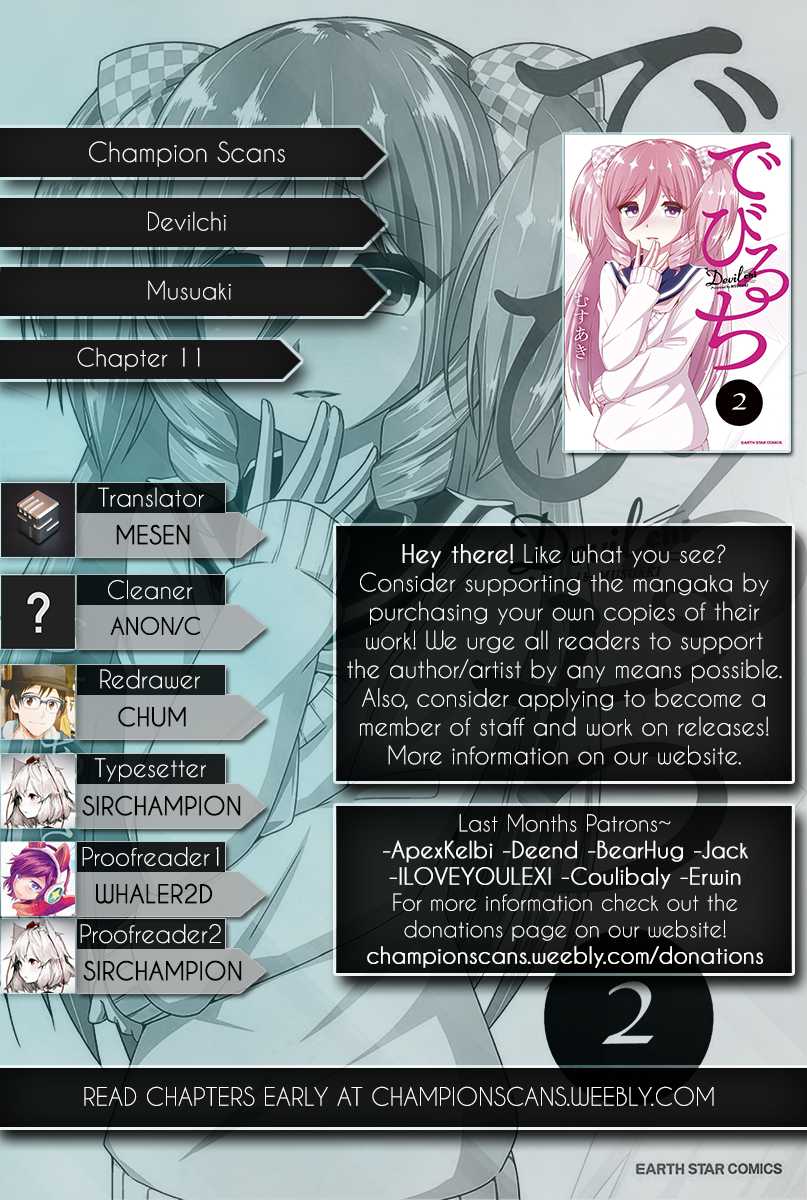 Devilchi Chapter 11 page 1 - Chapter 11: I Wonder If It Was Comfortable
